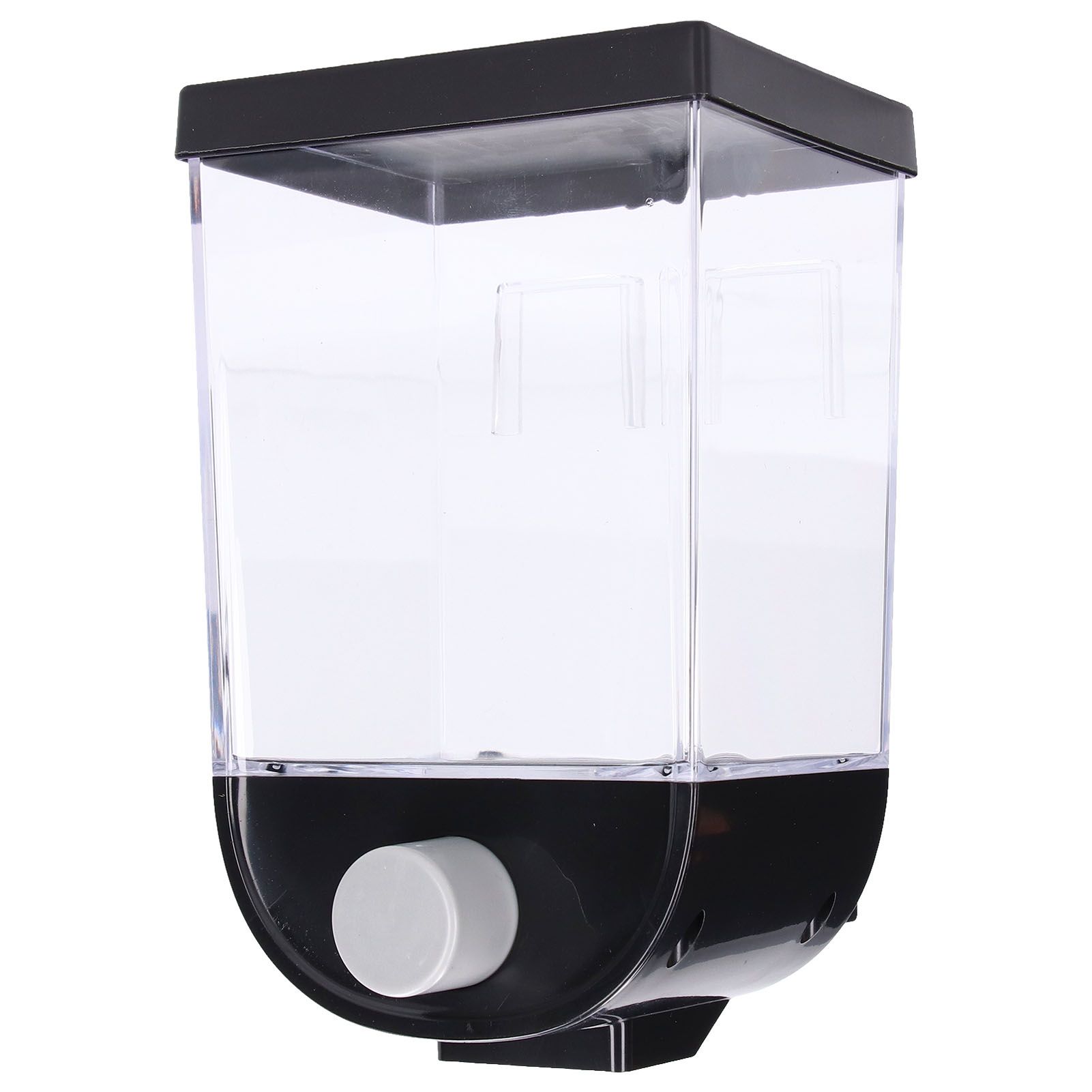 Square Dry Food Dispenser Wall Mounted Grain Storage Container Laundry Bead Cereal Dispenser for Kitchen1L - Image 3