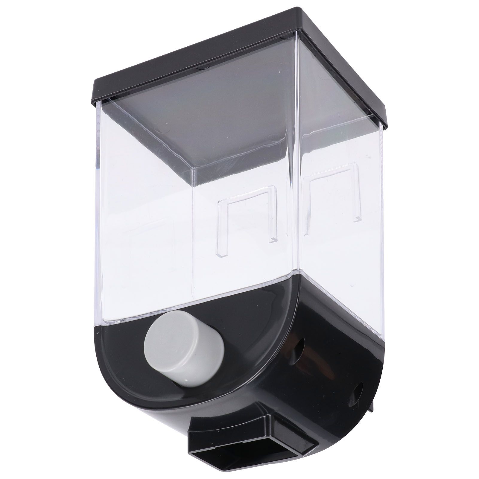Square Dry Food Dispenser Wall Mounted Grain Storage Container Laundry Bead Cereal Dispenser for Kitchen1L - Image 8