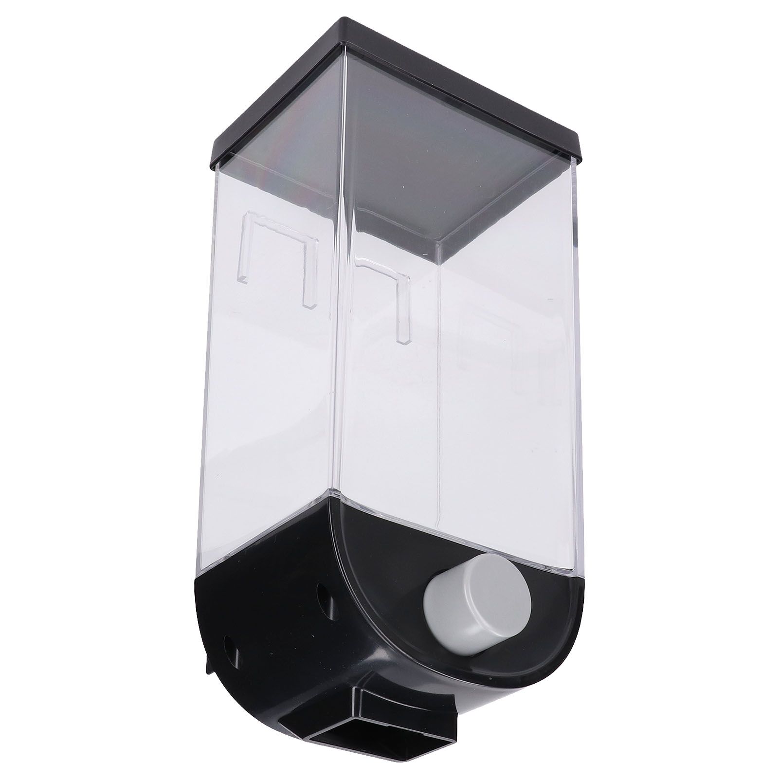 Square Dry Food Dispenser Wall Mounted Grain Storage Container Laundry Bead Cereal Dispenser for Kitchen1.5L - Image 7
