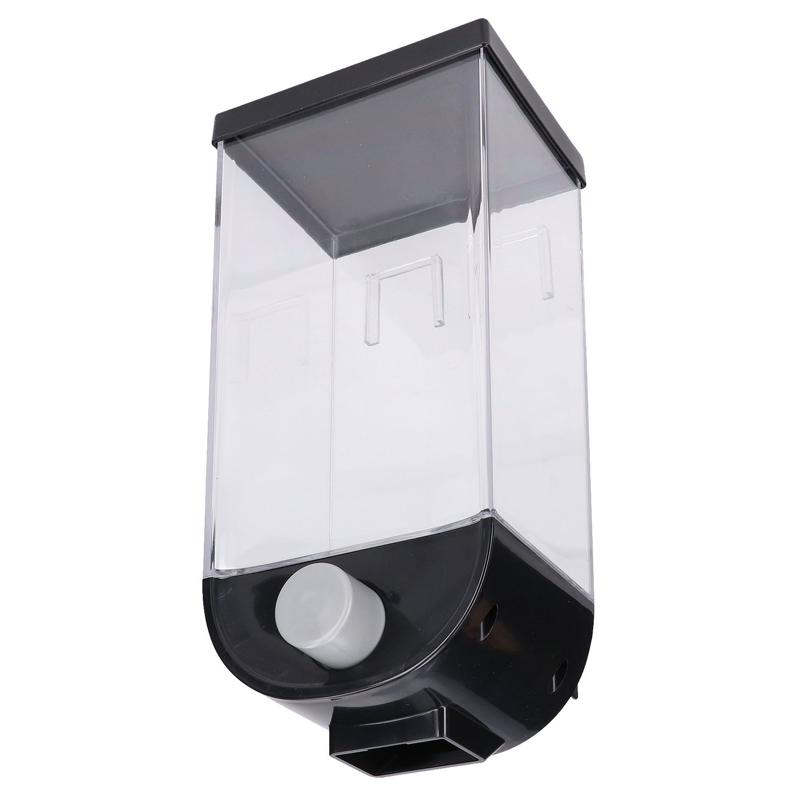 Square Dry Food Dispenser Wall Mounted Grain Storage Container Laundry Bead Cereal Dispenser for Kitchen1.5L - Image 8