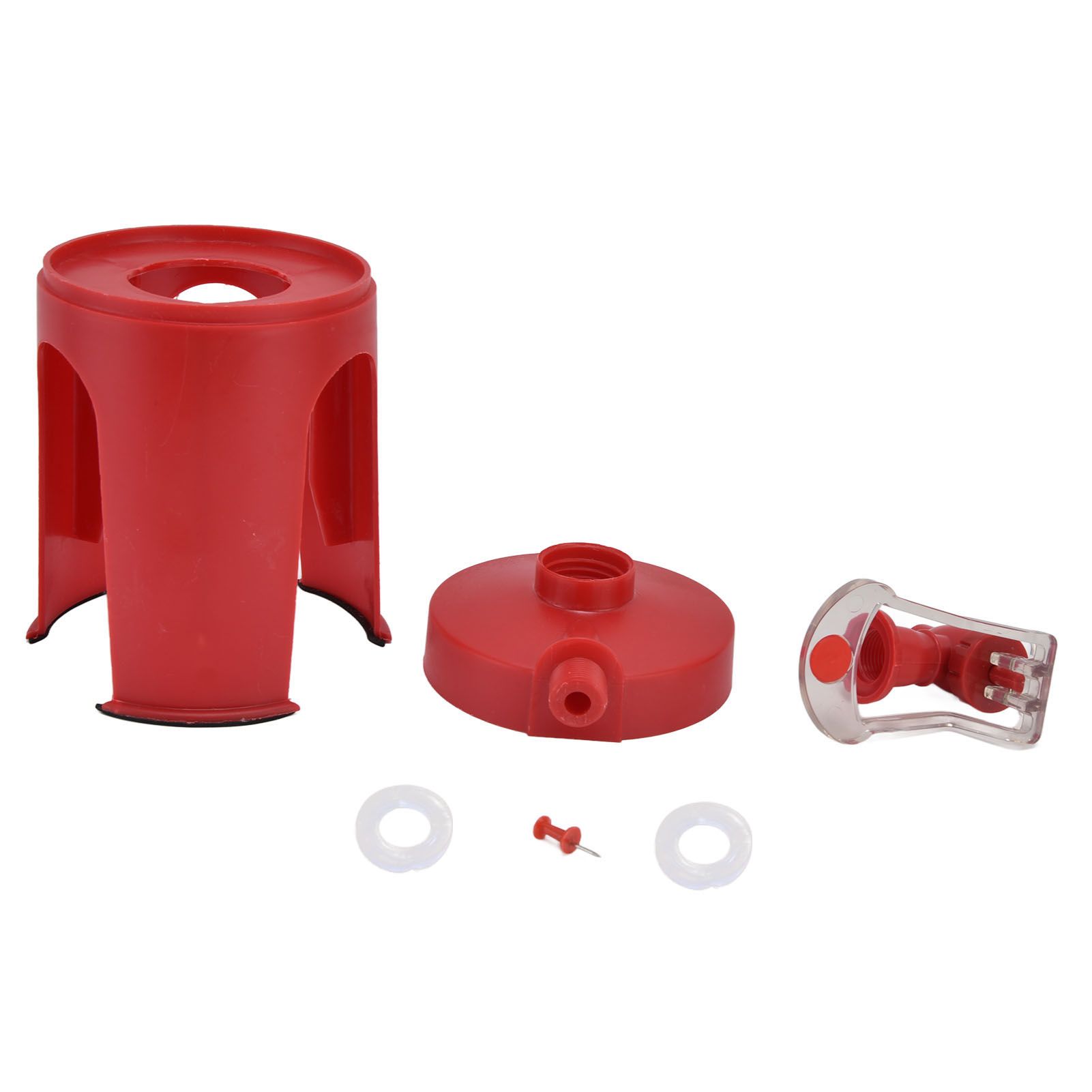 Water Dispenser Mini Automatic Red Upside Down Drink Fountain for Home Travelling Camping Water Soda Beverage - Image 2