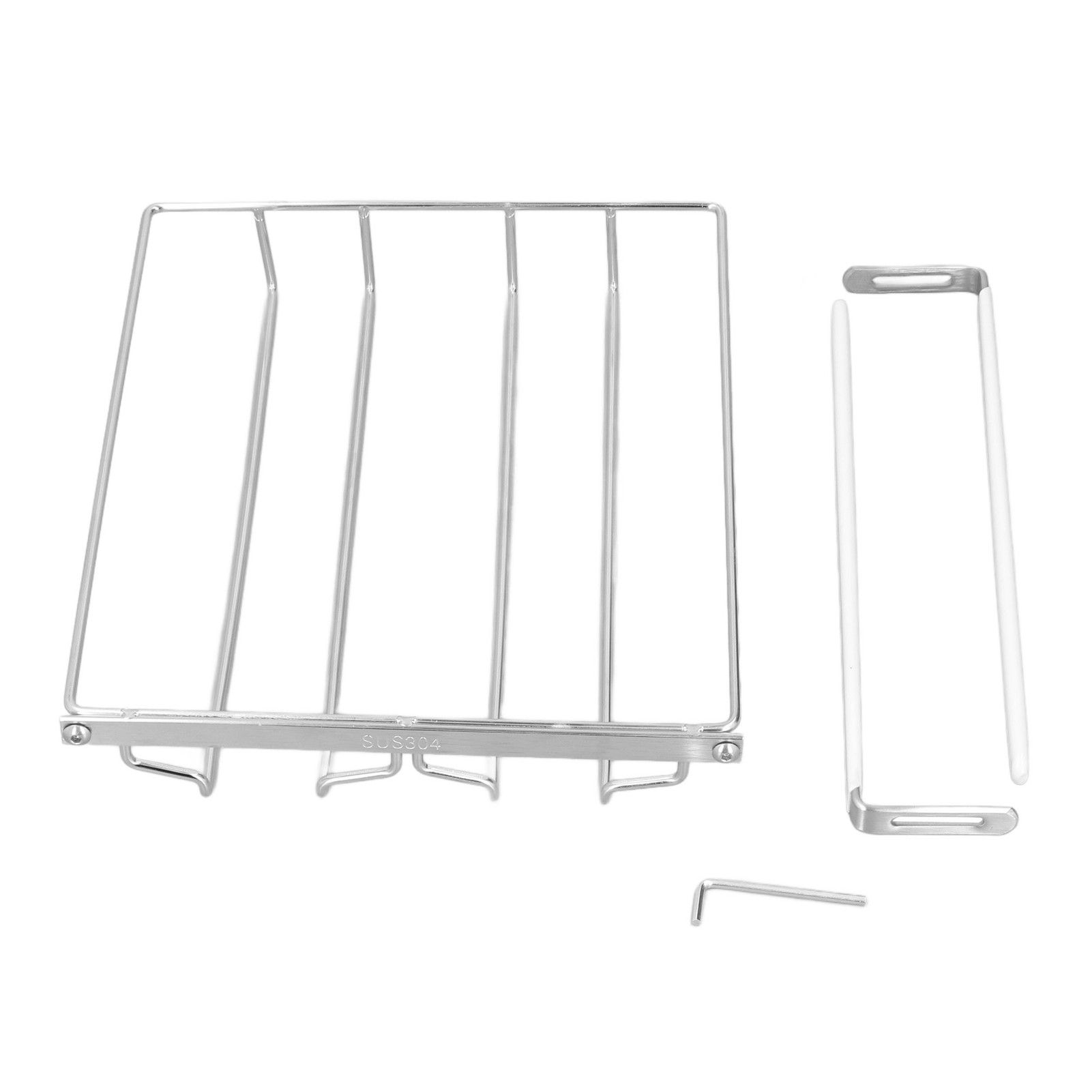 Wine Cup Holder Stainless Steel Non Perforated Tall Wine Glass Holder Hanging Glass Holder - Image 1