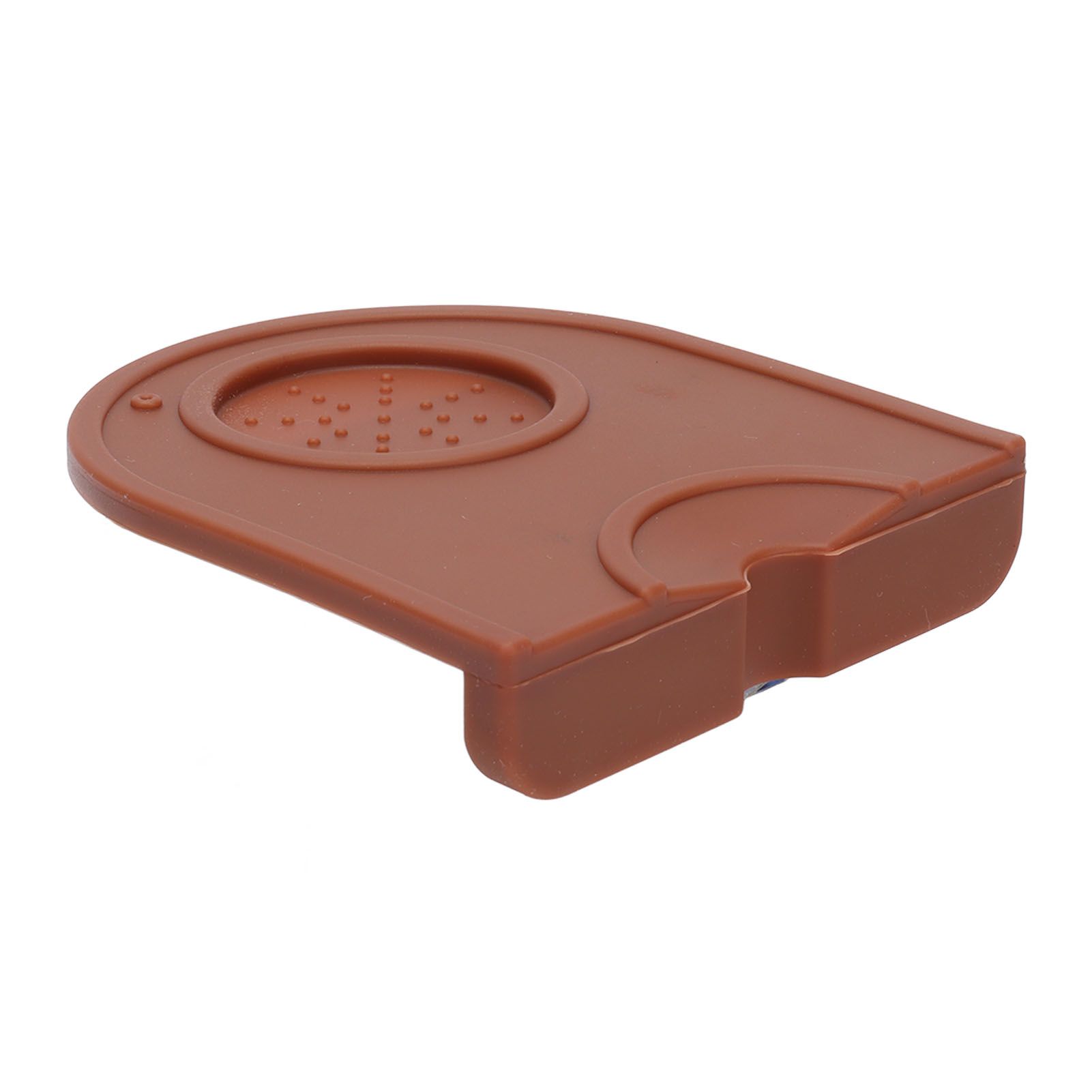 Coffee Tamper Pad Silicone Anti Slip Tamper Mat Soft Harmless Corner Tamping Mat for HouseholdBrown - Image 3
