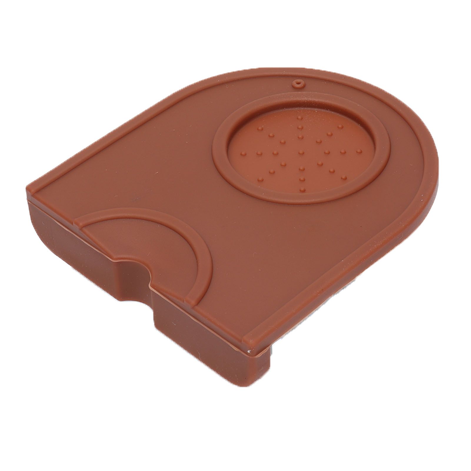 Coffee Tamper Pad Silicone Anti Slip Tamper Mat Soft Harmless Corner Tamping Mat for HouseholdBrown - Image 6