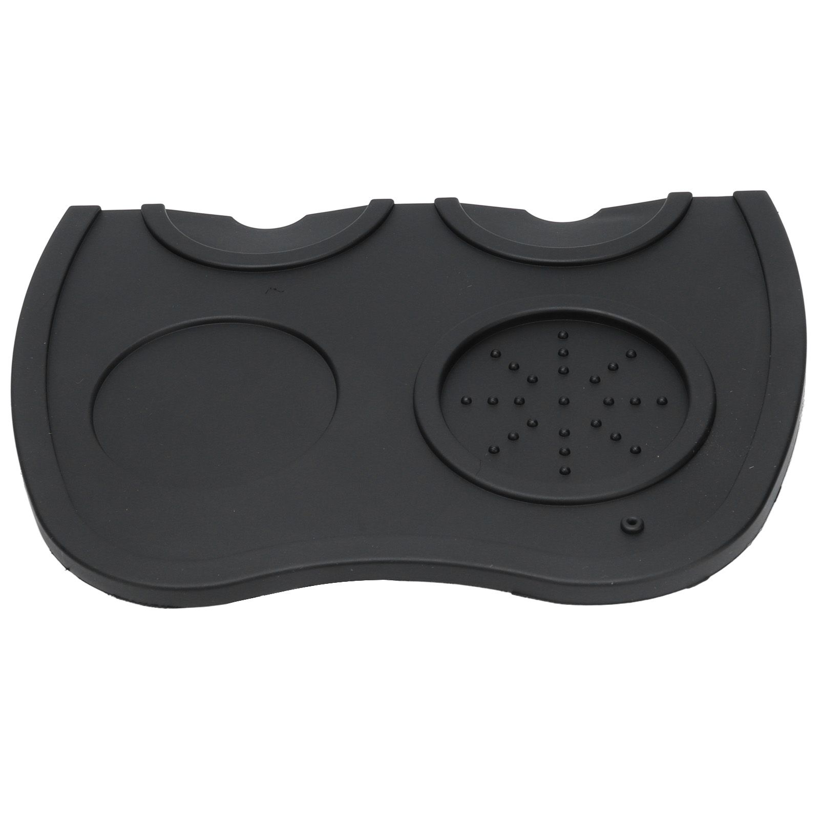 Silicone Coffee Tamper Pad Anti Slip Soft Tamper Mat Heat Resistant Corner Tamping Mat for HomeBlack - Image 2