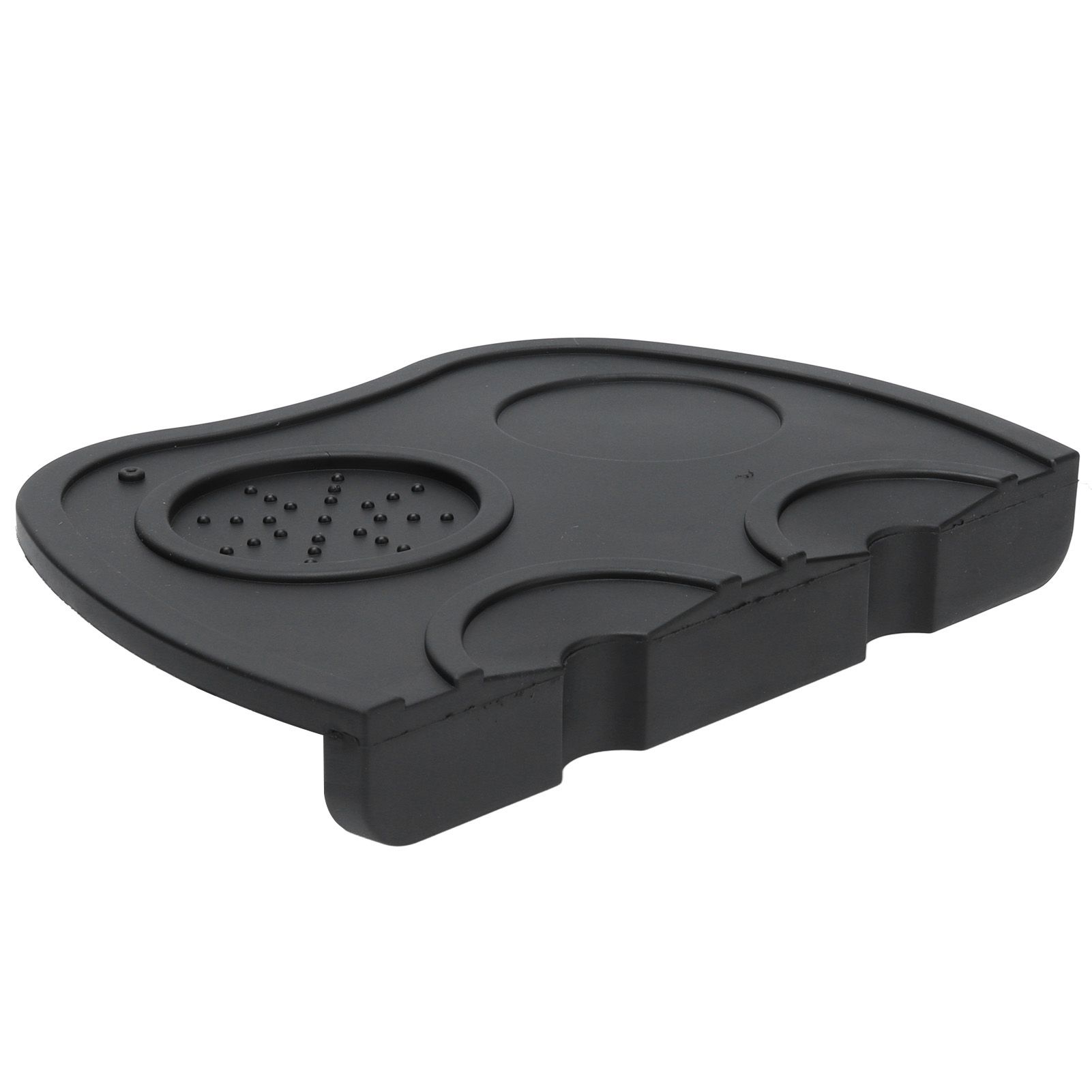 Silicone Coffee Tamper Pad Anti Slip Soft Tamper Mat Heat Resistant Corner Tamping Mat for HomeBlack - Image 5