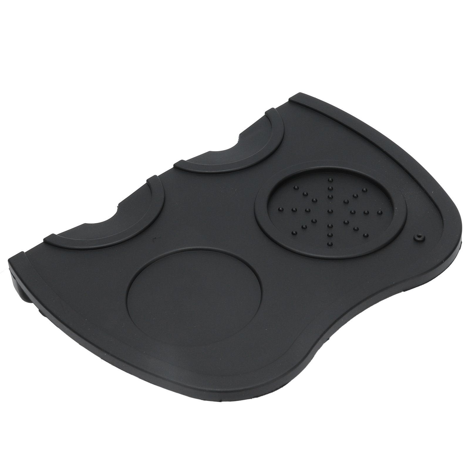 Silicone Coffee Tamper Pad Anti Slip Soft Tamper Mat Heat Resistant Corner Tamping Mat for HomeBlack - Image 6