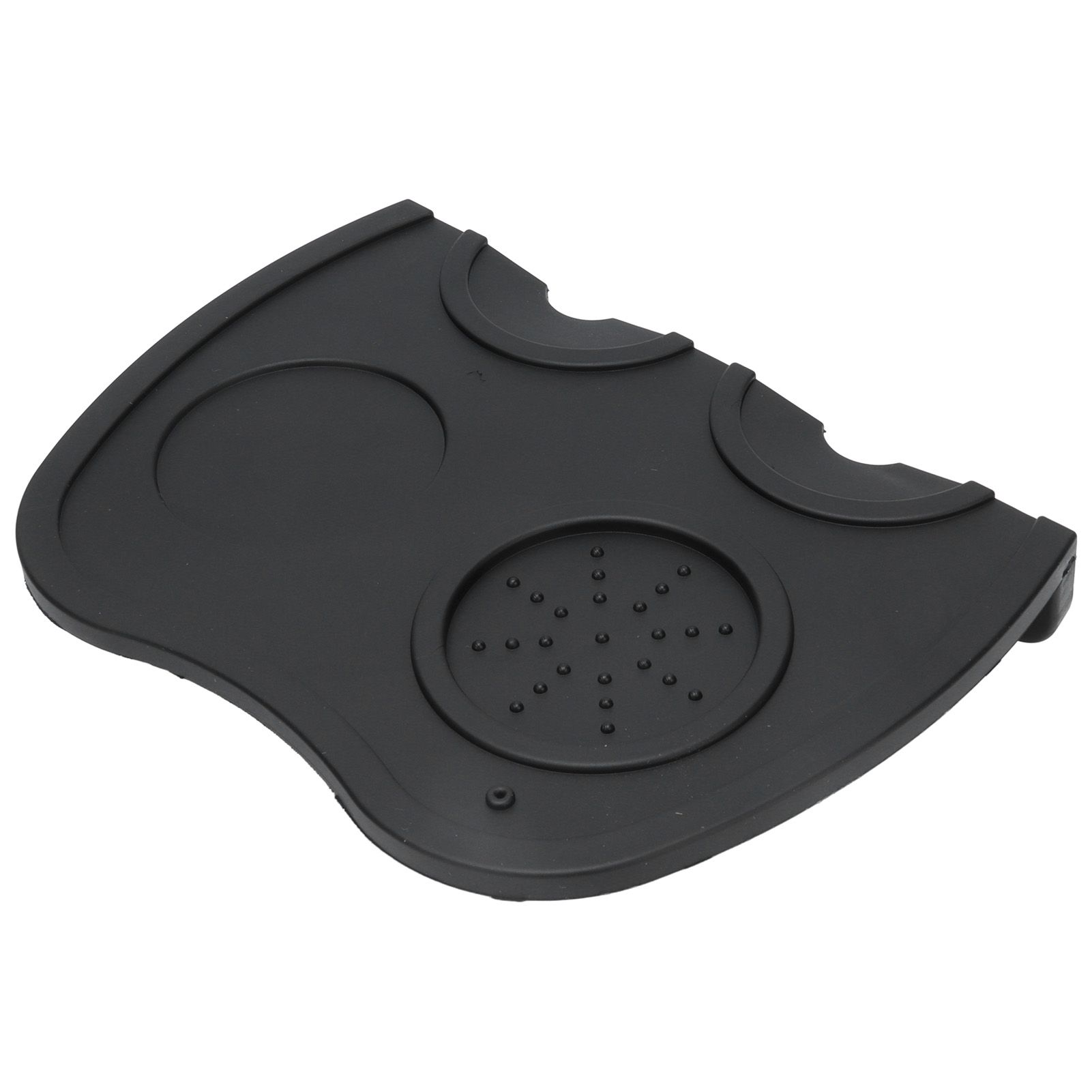 Silicone Coffee Tamper Pad Anti Slip Soft Tamper Mat Heat Resistant Corner Tamping Mat for HomeBlack - Image 7