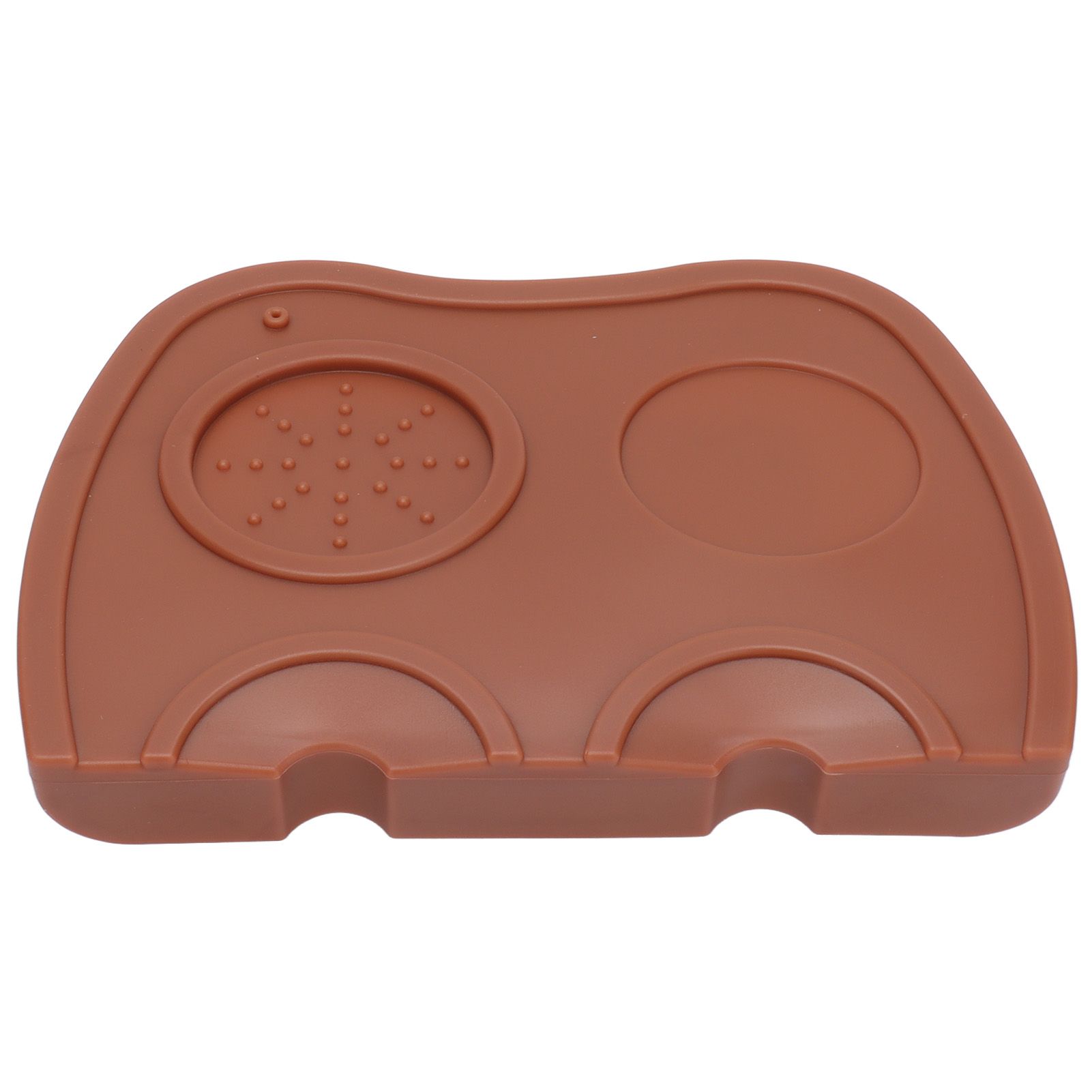Silicone Coffee Tamper Pad Anti Slip Soft Tamper Mat Heat Resistant Corner Tamping Mat for HomeBrown - Image 3