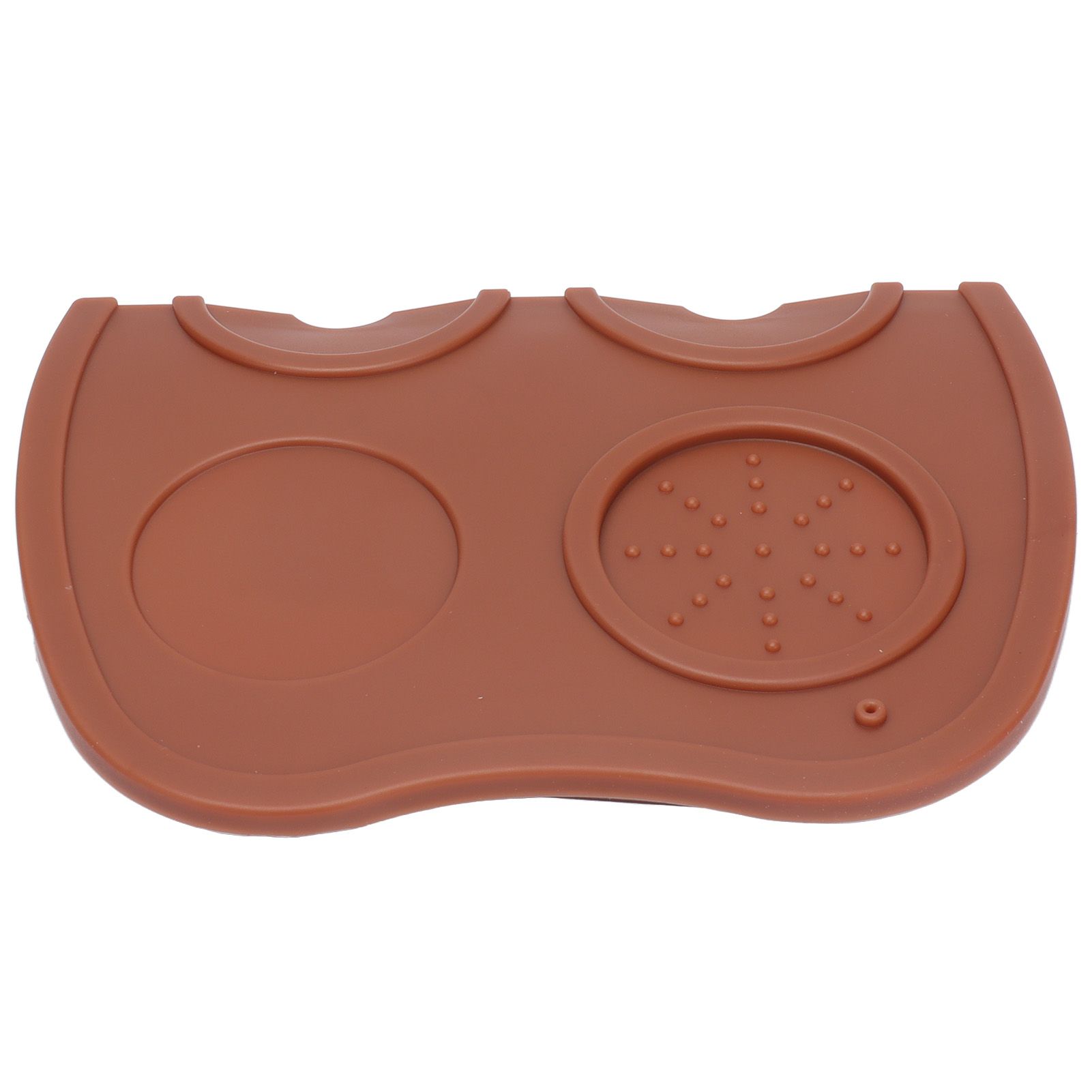 Silicone Coffee Tamper Pad Anti Slip Soft Tamper Mat Heat Resistant Corner Tamping Mat for HomeBrown - Image 4