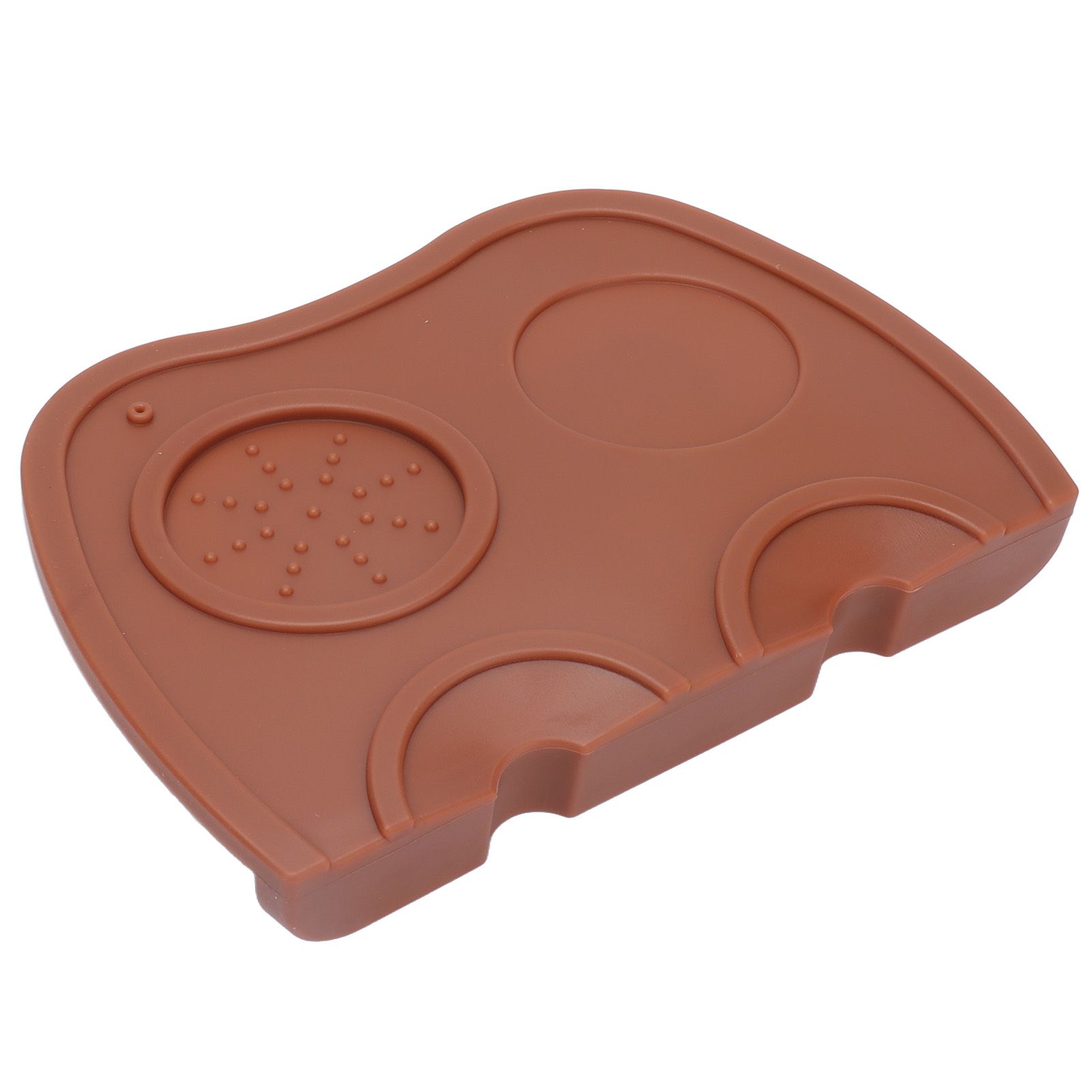 Silicone Coffee Tamper Pad Anti Slip Soft Tamper Mat Heat Resistant Corner Tamping Mat for HomeBrown - Image 6