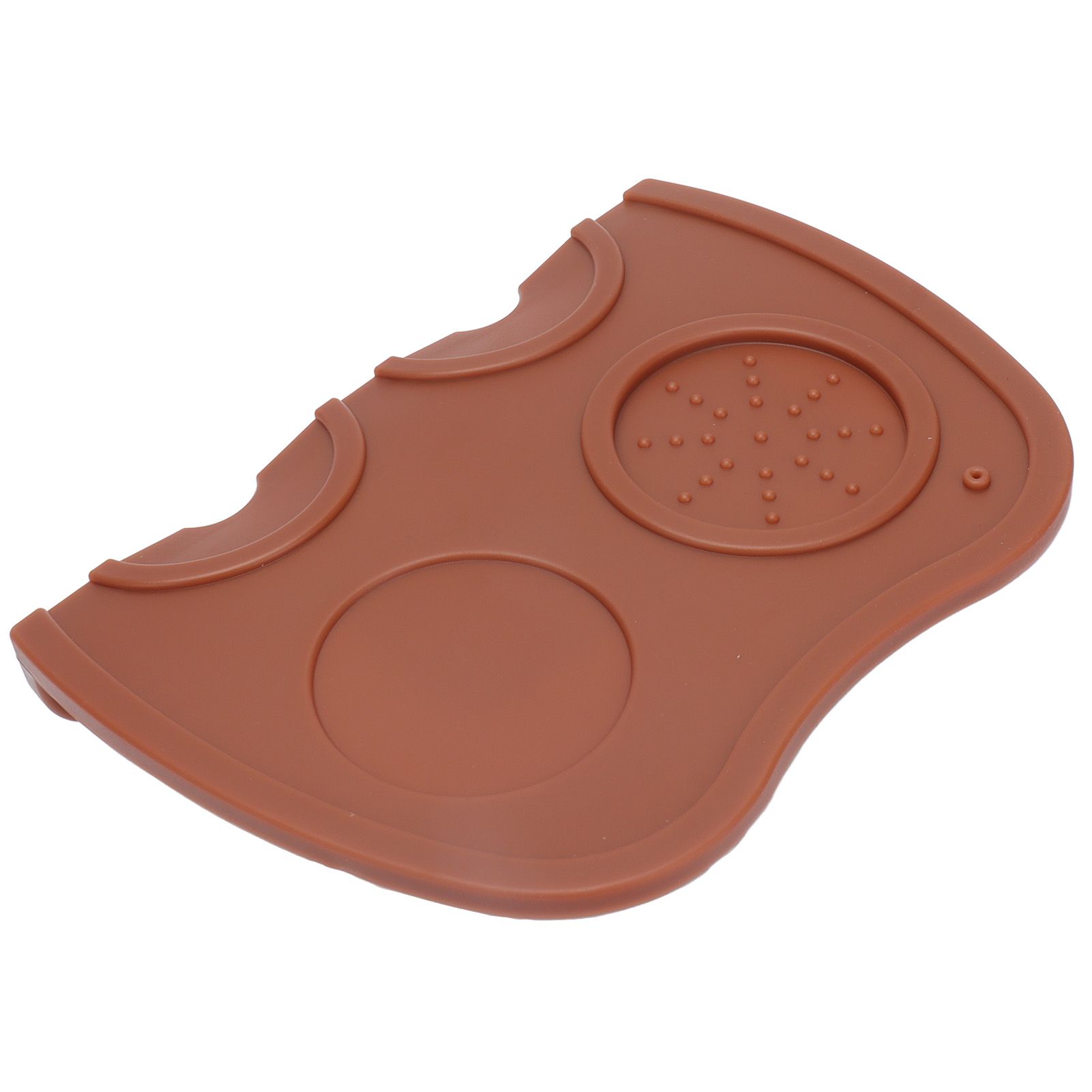 Silicone Coffee Tamper Pad Anti Slip Soft Tamper Mat Heat Resistant Corner Tamping Mat for HomeBrown - Image 7