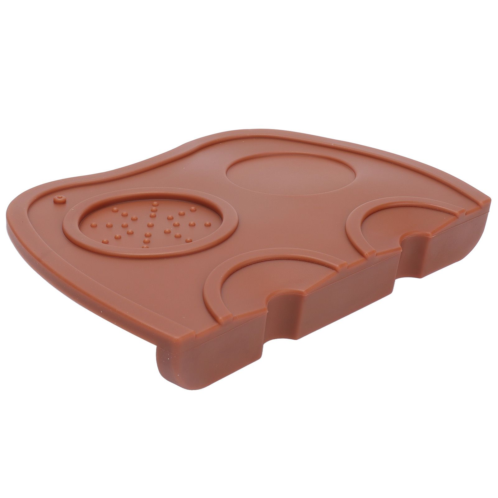 Silicone Coffee Tamper Pad Anti Slip Soft Tamper Mat Heat Resistant Corner Tamping Mat for HomeBrown - Image 8