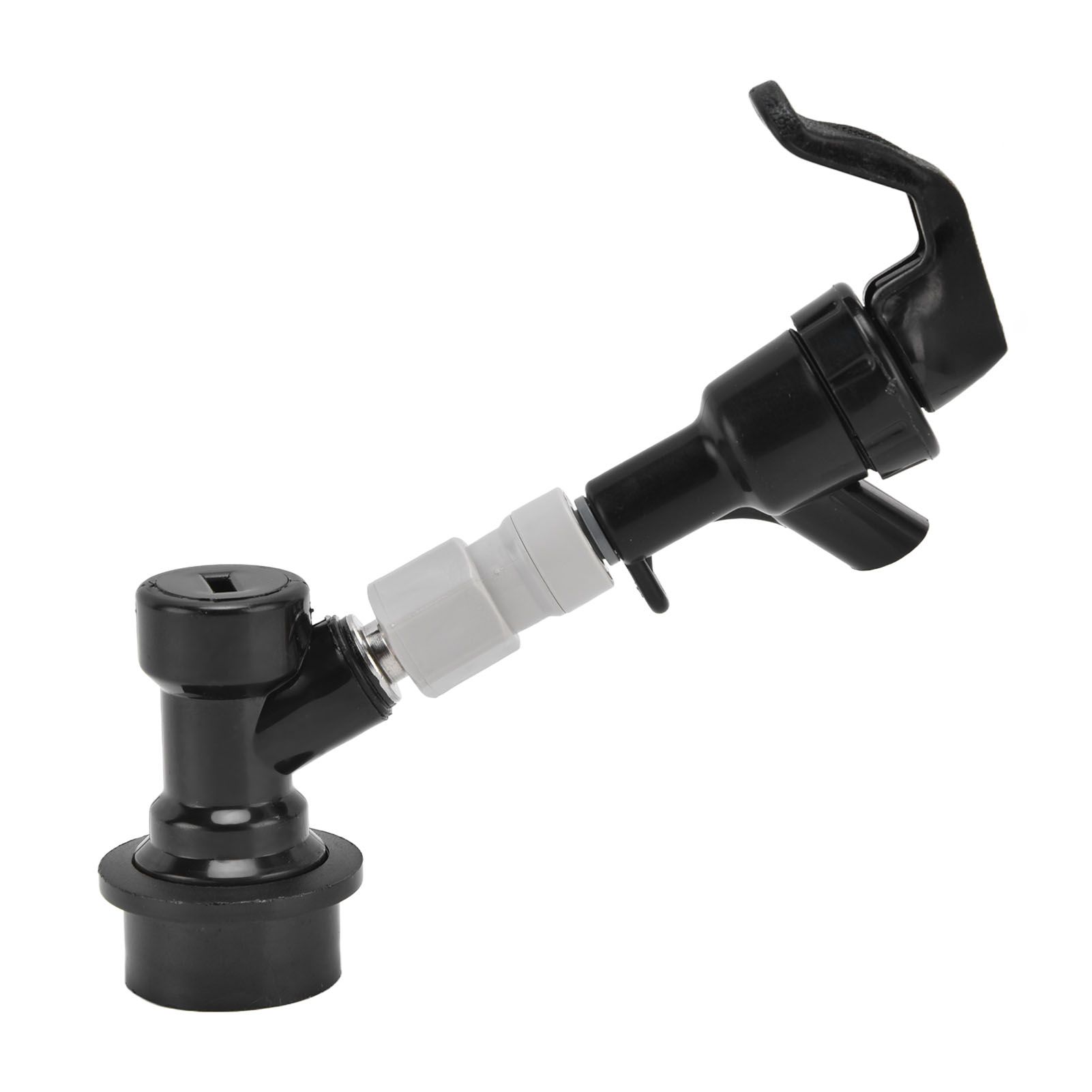 Beer Dispenser Plastic Black Portable Beer Tap Faucet for Outdoor Picnic Party Barbecue Beer Drinks Water - Image 1