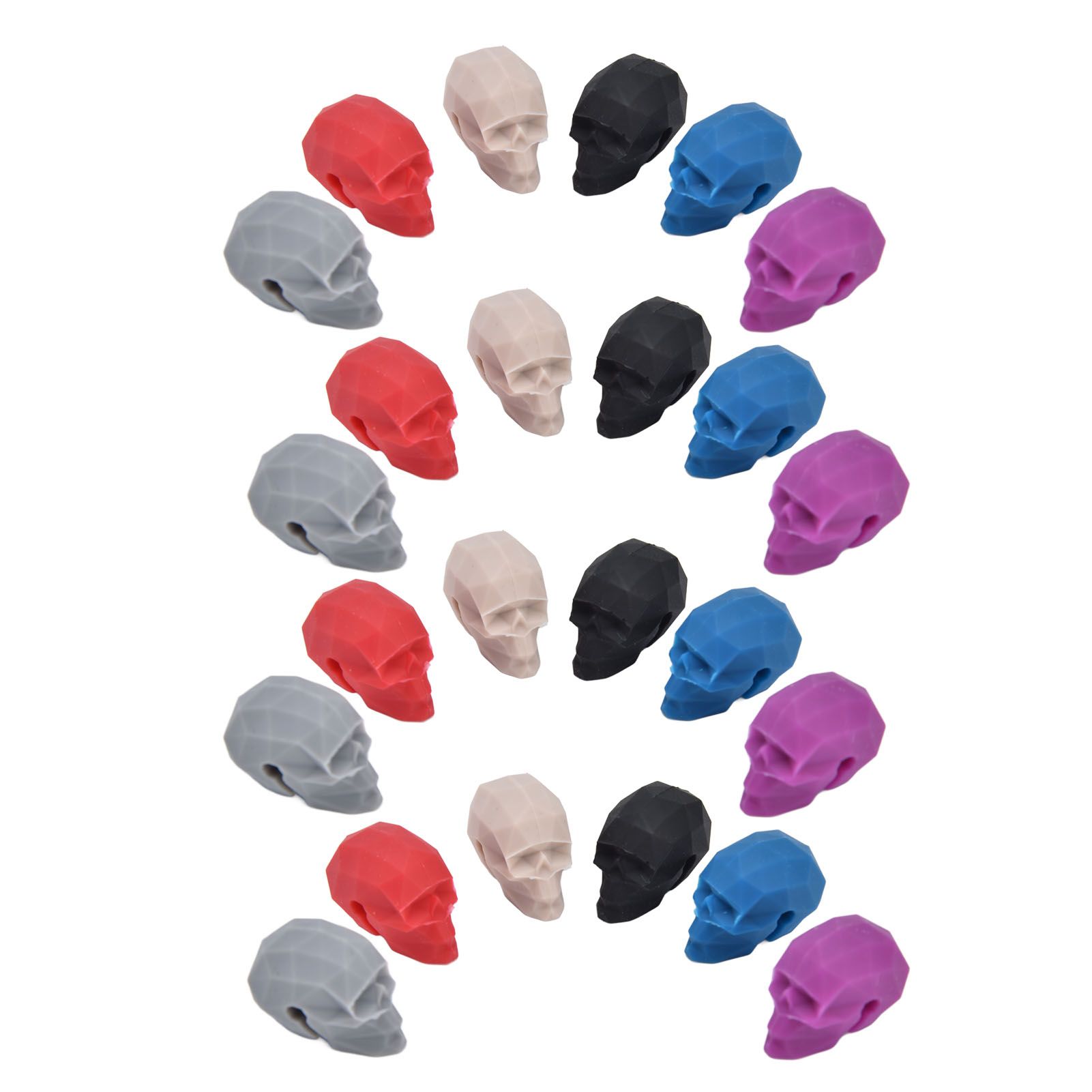 4Set Wine Cup Marker Unique Shape Drinking Glass Tag Silicone Cup Identification Wine Label - Image 2