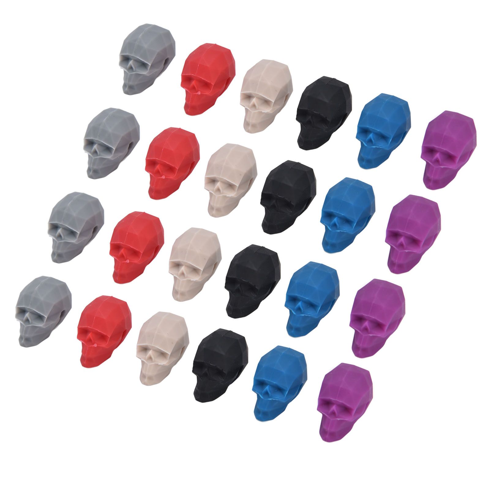 4Set Wine Cup Marker Unique Shape Drinking Glass Tag Silicone Cup Identification Wine Label - Image 3