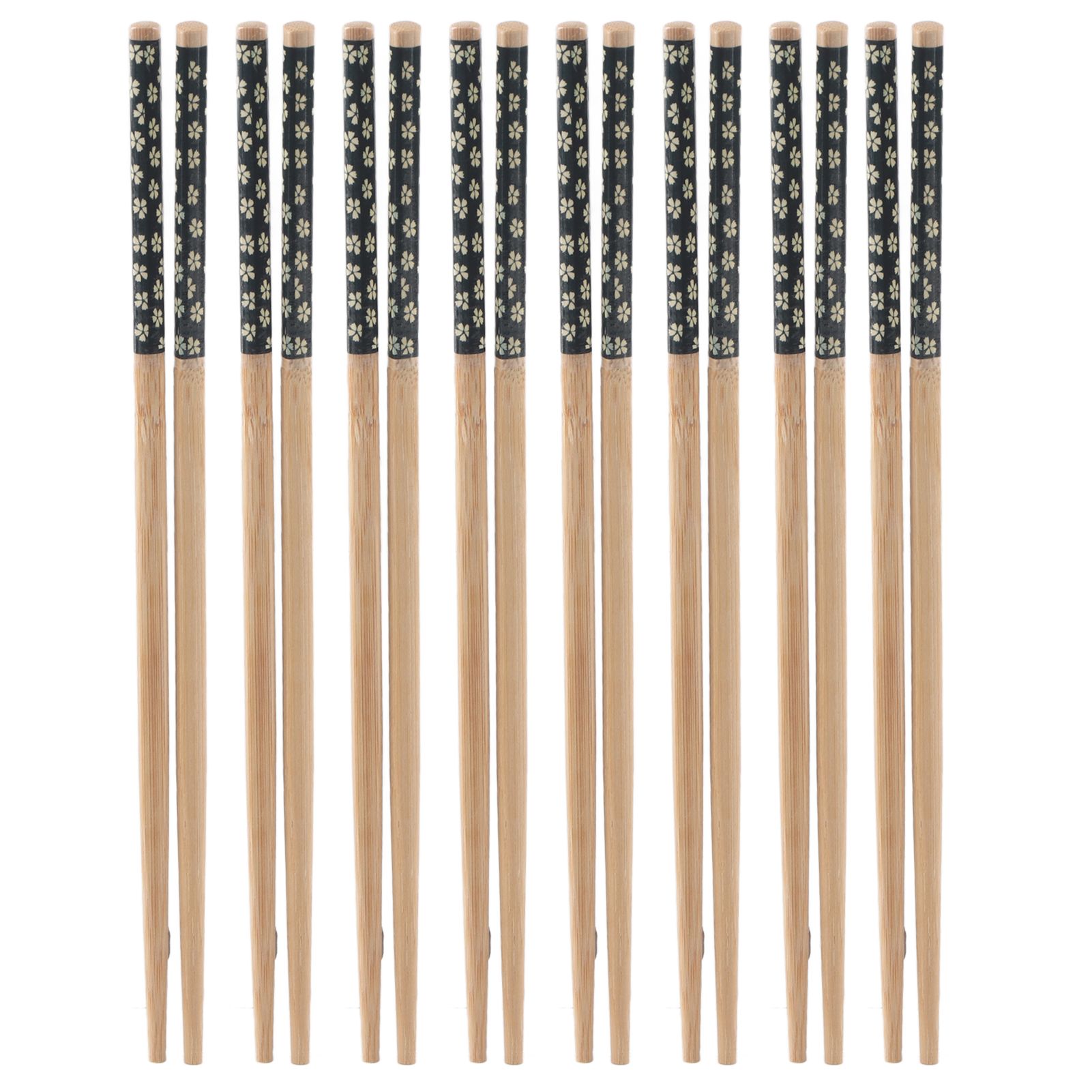 8 Pairs Bamboo Chopsticks Reusable Classic Japanese Style Chop Sticks Set for Home Restaurant - Image 1