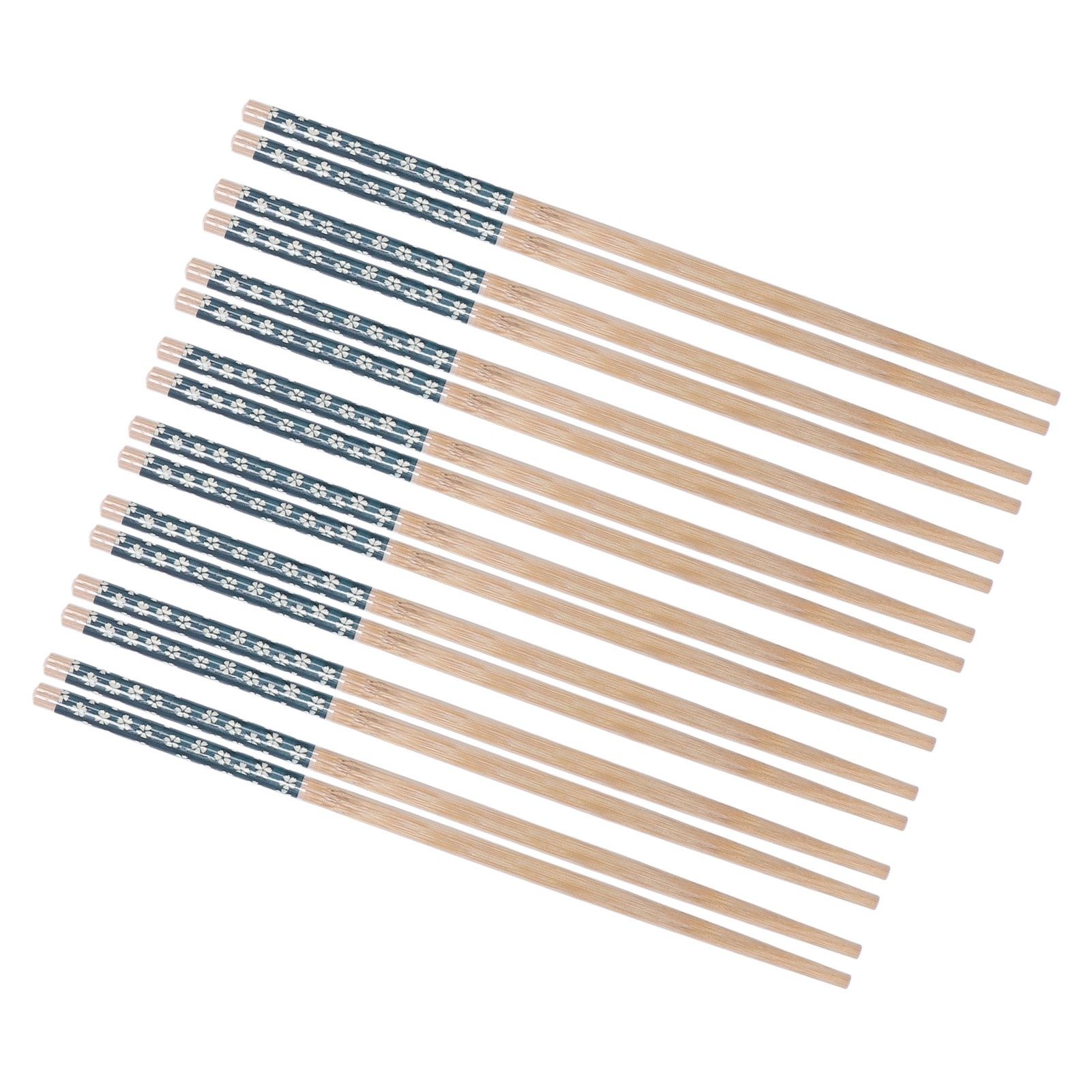 8 Pairs Bamboo Chopsticks Reusable Classic Japanese Style Chop Sticks Set for Home Restaurant - Image 2
