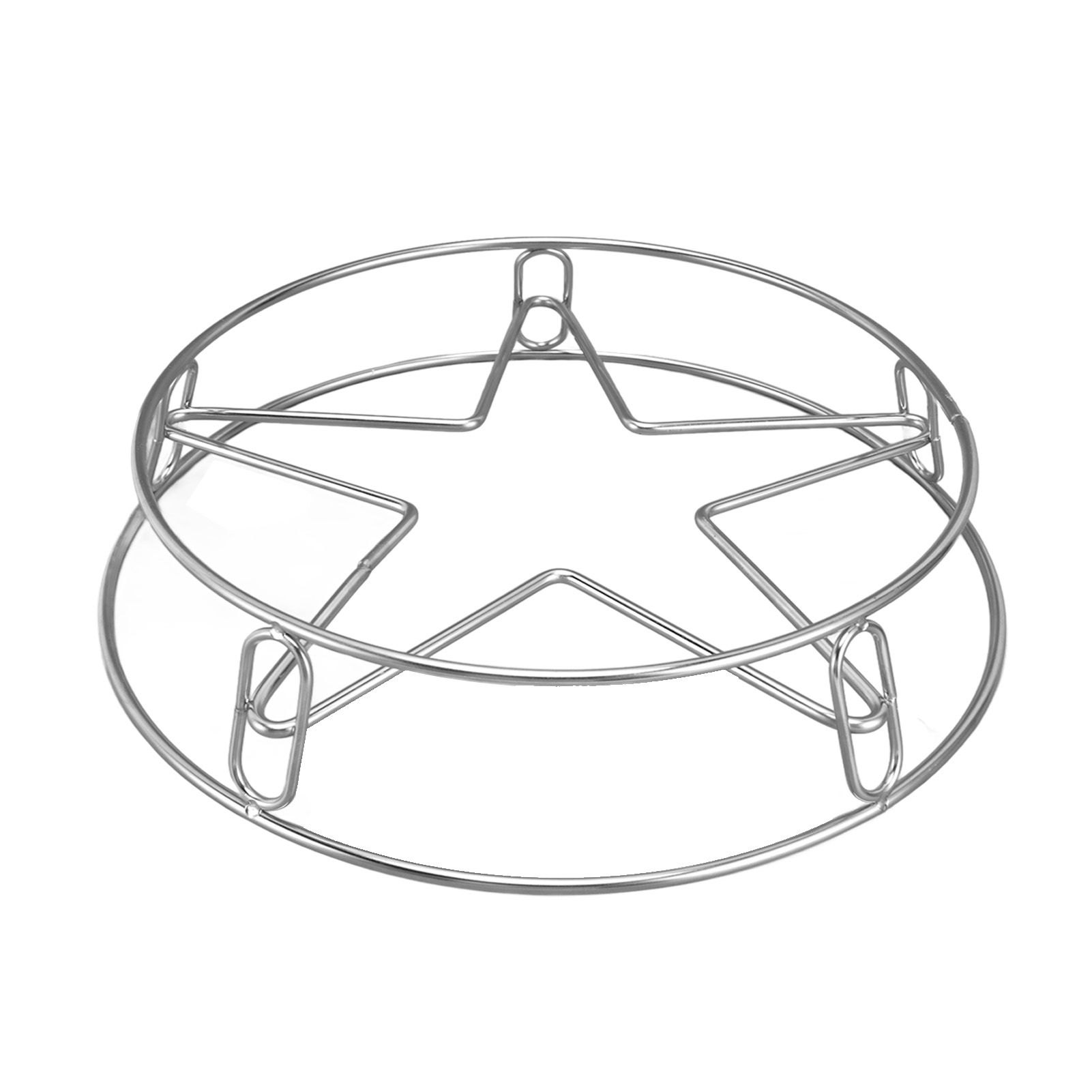 Tall Trivet Rack Stand Stable Base Multifunctional Anti Rust High Temperature Resistance Steaming Rack for Home - Image 1