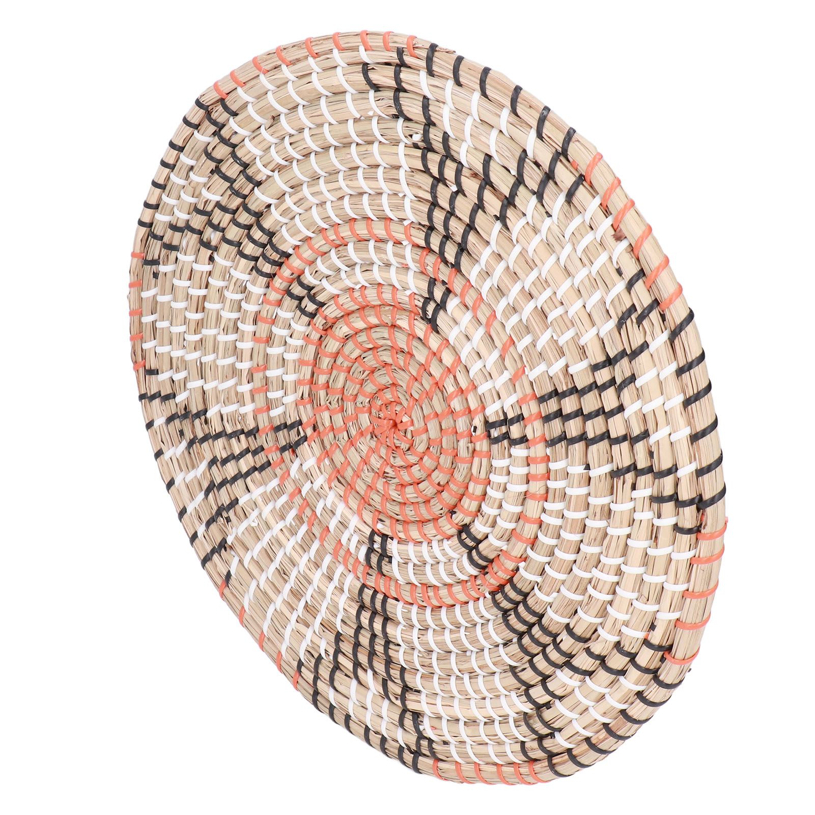 Insulation Pad Nordic Straw Woven Placemats Heat Insulation Pads Homestay Wall DecorationL - Image 3