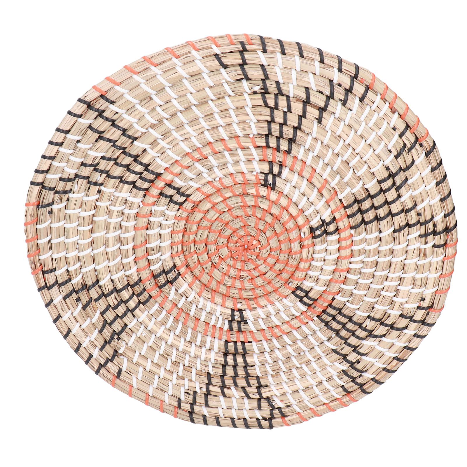 Insulation Pad Nordic Straw Woven Placemats Heat Insulation Pads Homestay Wall DecorationL - Image 6