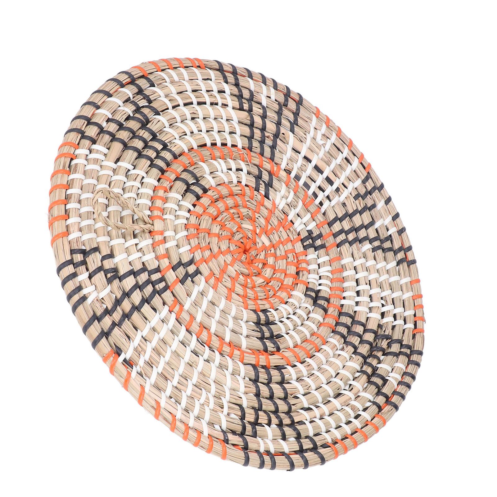 Insulation Pad Nordic Straw Woven Placemats Heat Insulation Pads Homestay Wall DecorationS - Image 3