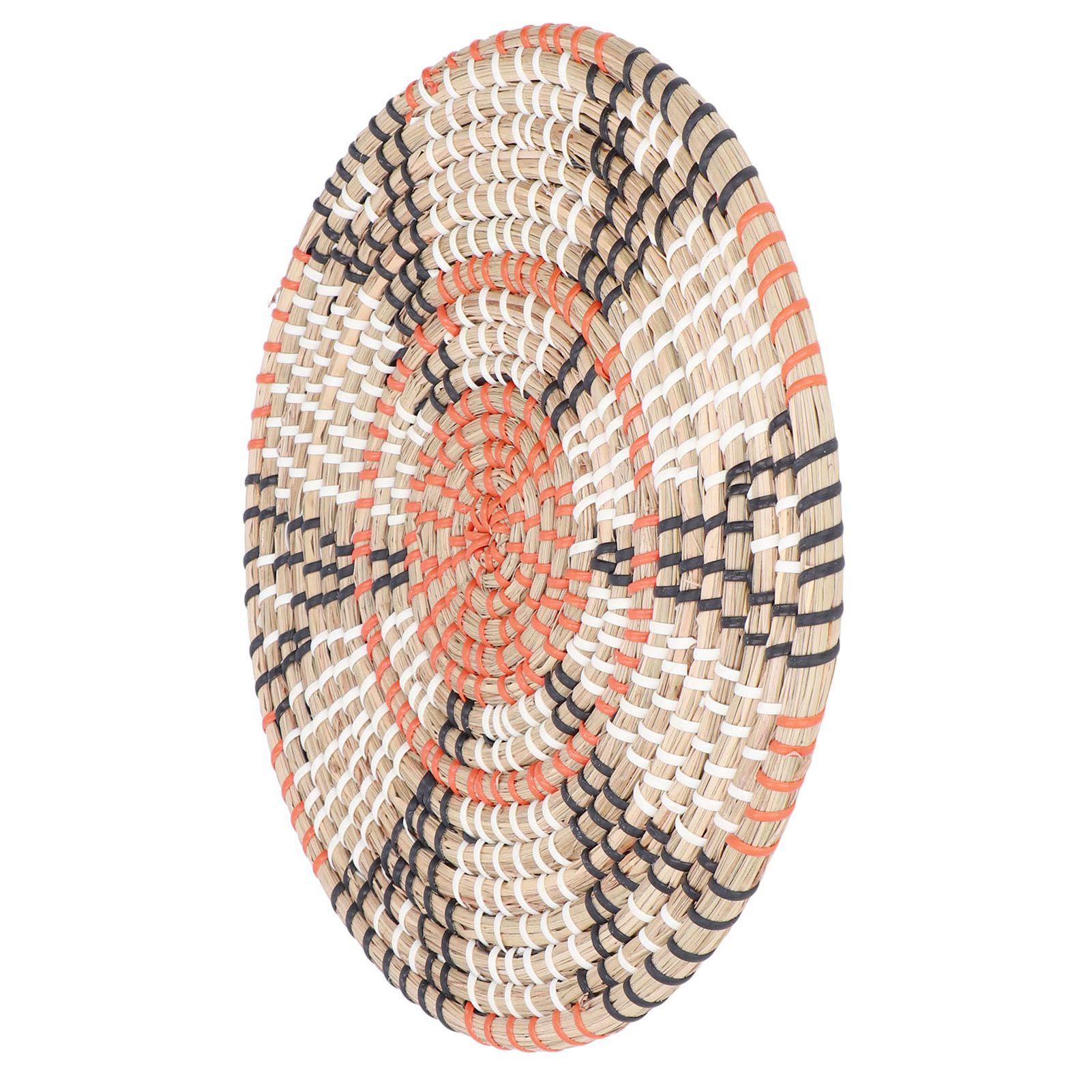 Insulation Pad Nordic Straw Woven Placemats Heat Insulation Pads Homestay Wall DecorationS - Image 7