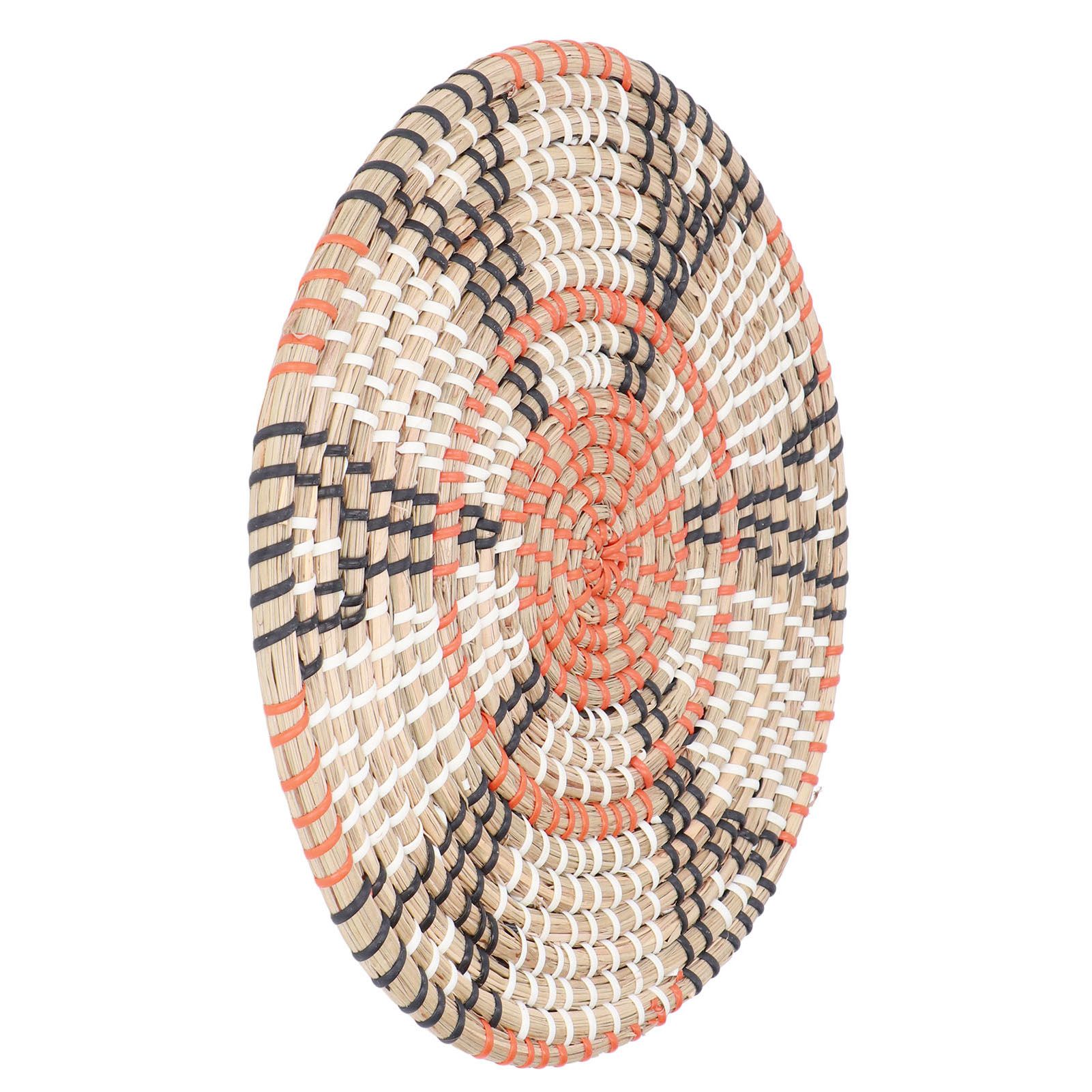 Insulation Pad Nordic Straw Woven Placemats Heat Insulation Pads Homestay Wall DecorationS - Image 8