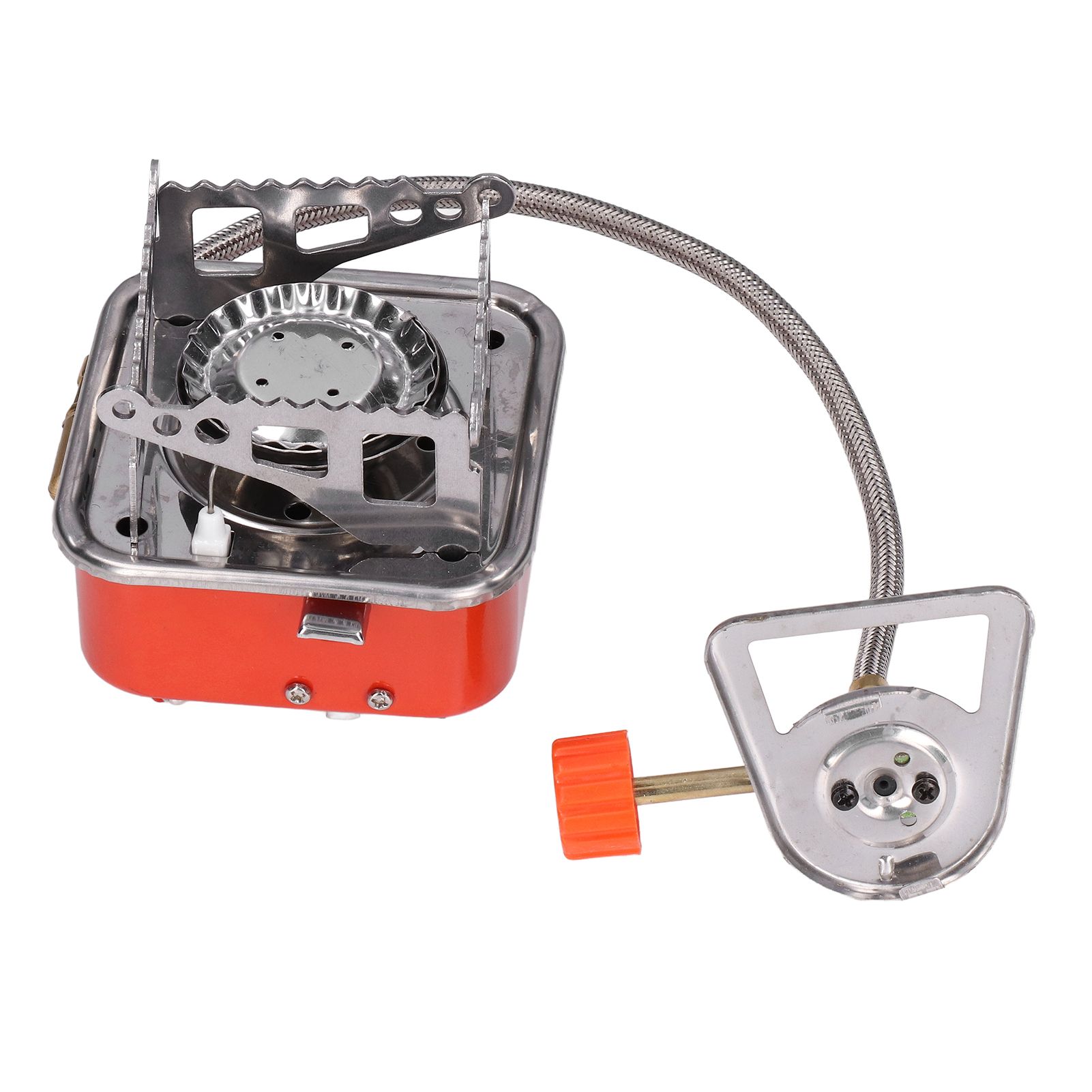 Foldable Camping Stove Stainless Steel Aluminum Alloy Portable Backpacking Stoves for HikingSquares with Tube - Image 7