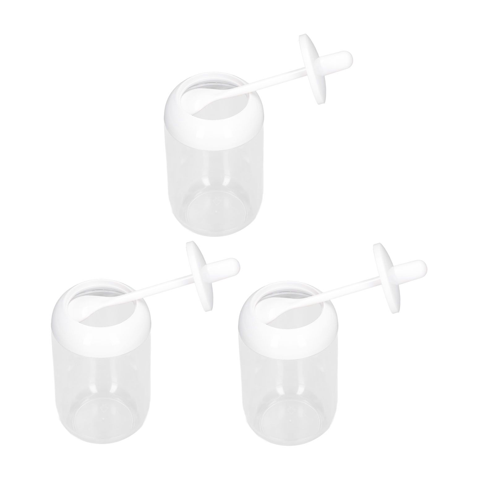 3PCS Seasoning Box with Spoon Transparent Spice Bottle Sealed Spice Container for Kitchen - Image 4