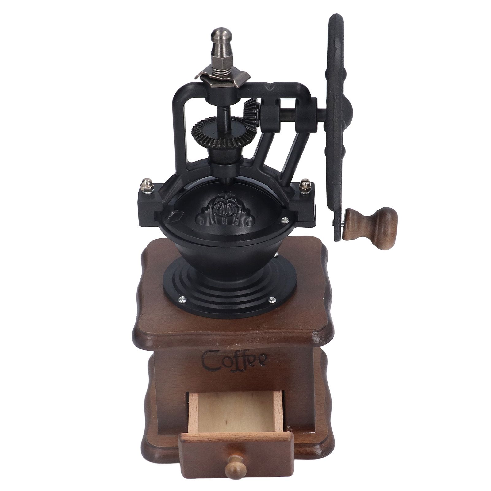 Manual Coffee Grinder Retro Style Sturdy Durable Exquisite Portable Hand Coffee Grinder for Home Office - Image 2