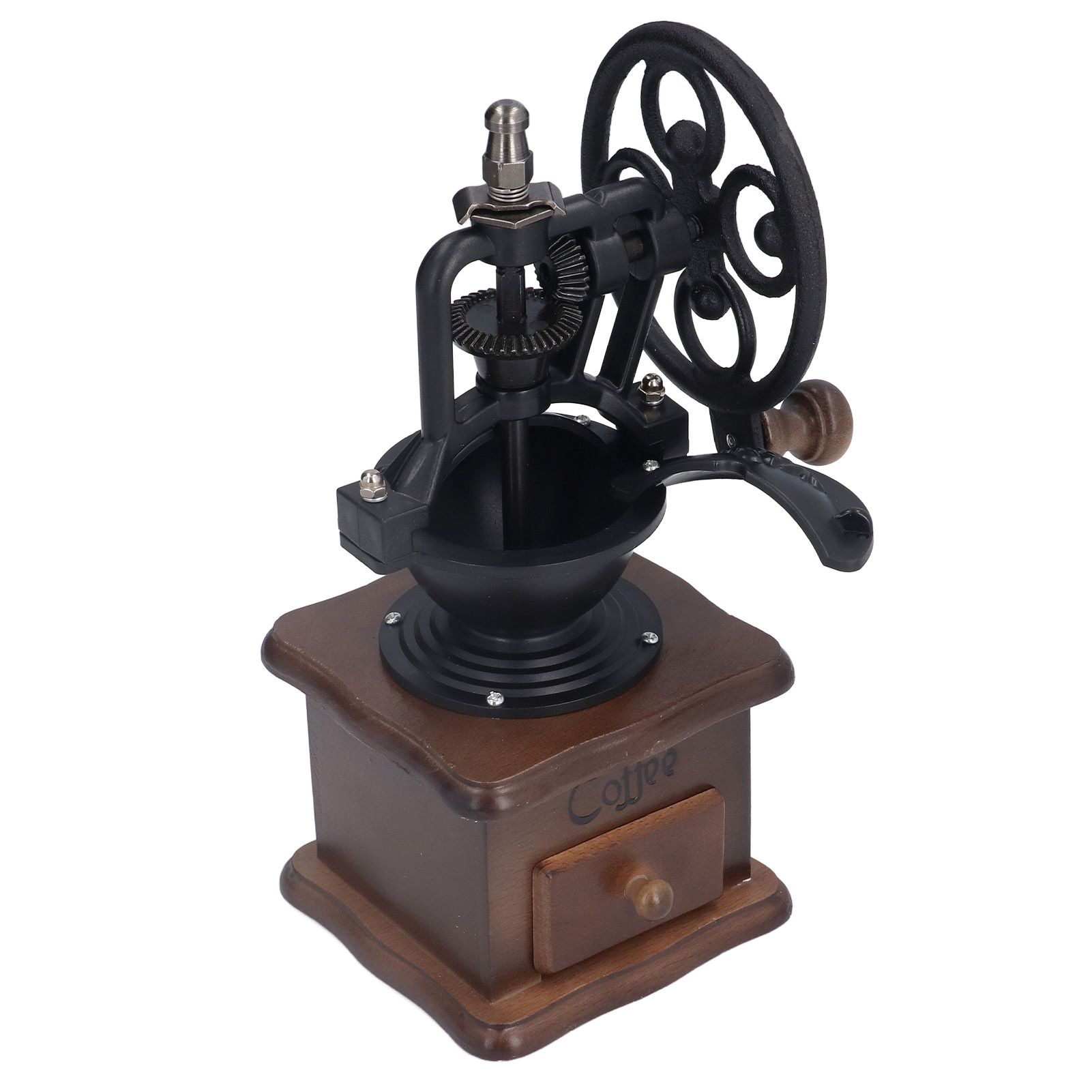 Manual Coffee Grinder Retro Style Sturdy Durable Exquisite Portable Hand Coffee Grinder for Home Office - Image 5