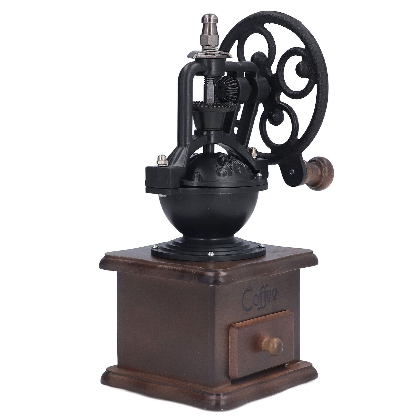 Manual Coffee Grinder Retro Style Sturdy Durable Exquisite Portable Hand Coffee Grinder for Home Office - Image 8