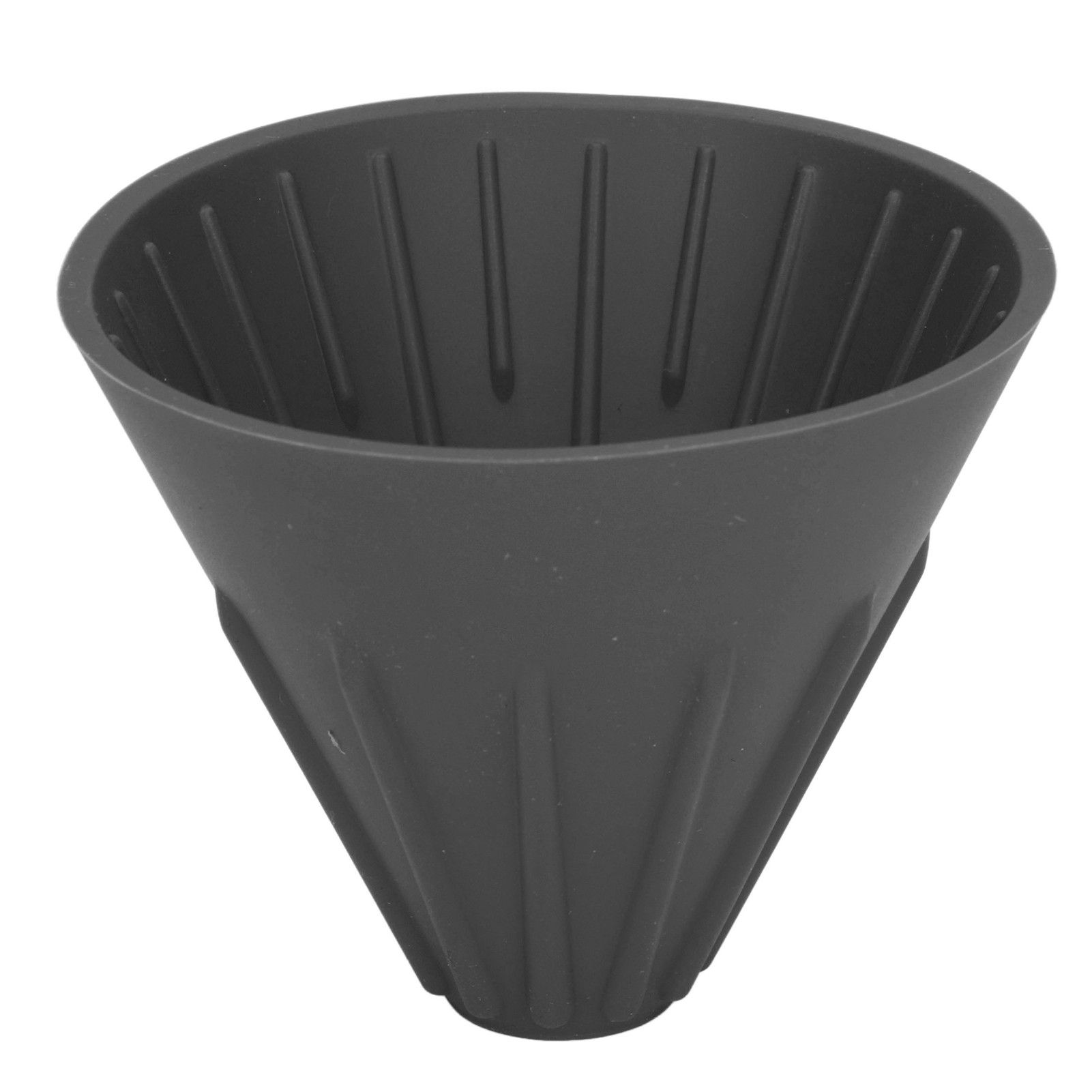 Silicone Coffee Dripper Portable Reusable Folding Coffee Filter for Travel Camping Office HomeBlack - Image 5