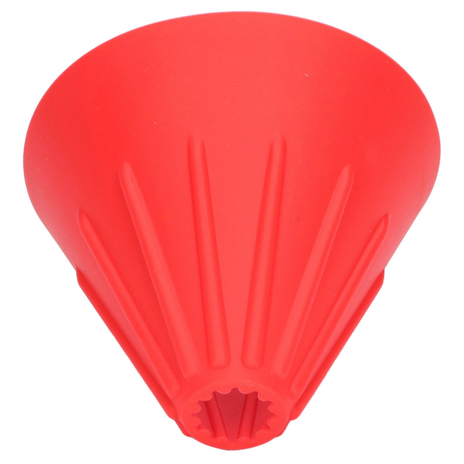 Silicone Coffee Dripper Portable Reusable Folding Coffee Filter for Travel Camping Office HomeRed - Image 2