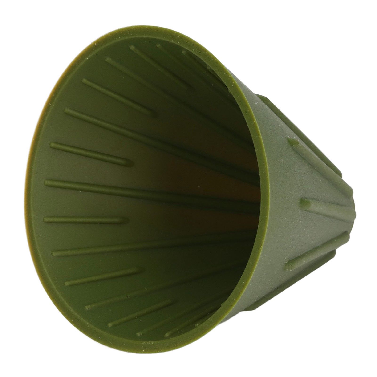 Silicone Coffee Dripper Portable Reusable Folding Coffee Filter for Travel Camping Office HomeGreen - Image 7