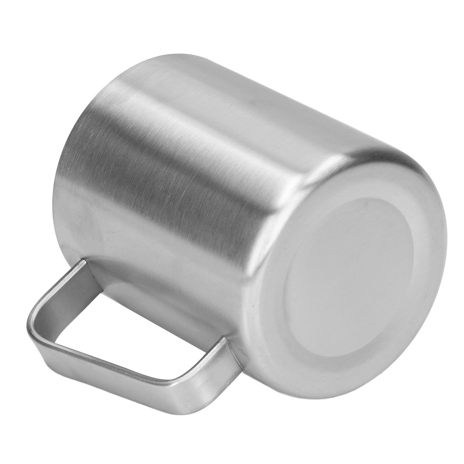 Stainless Steel Cup 300ml Capacity Double Layer Ergonomic Design Texture With Handle Coffee Mug - Image 8