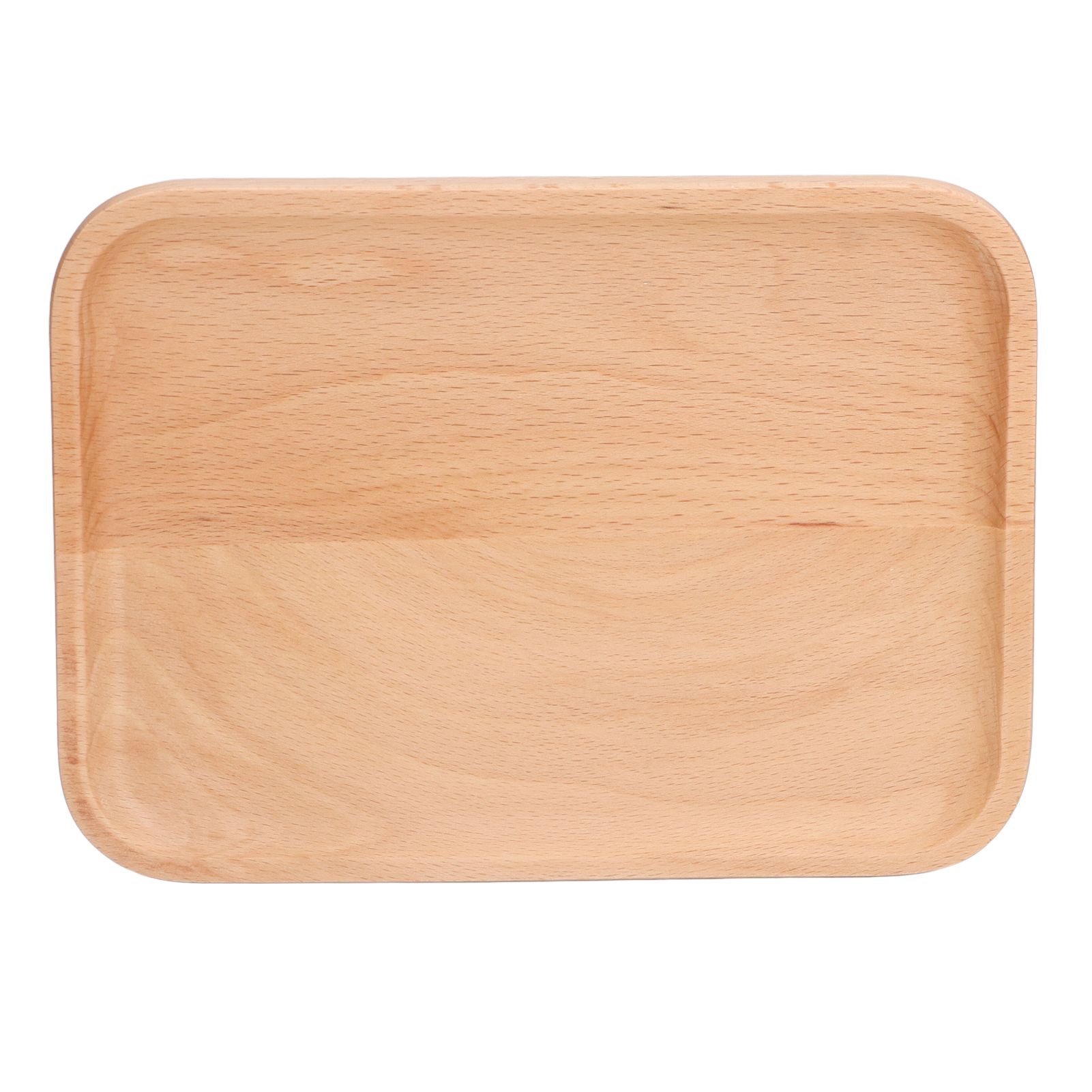 Wooden Rectangular Serving Tray Dinner Drink Food Snack Saucer Platter for Home Restaurants - Image 1