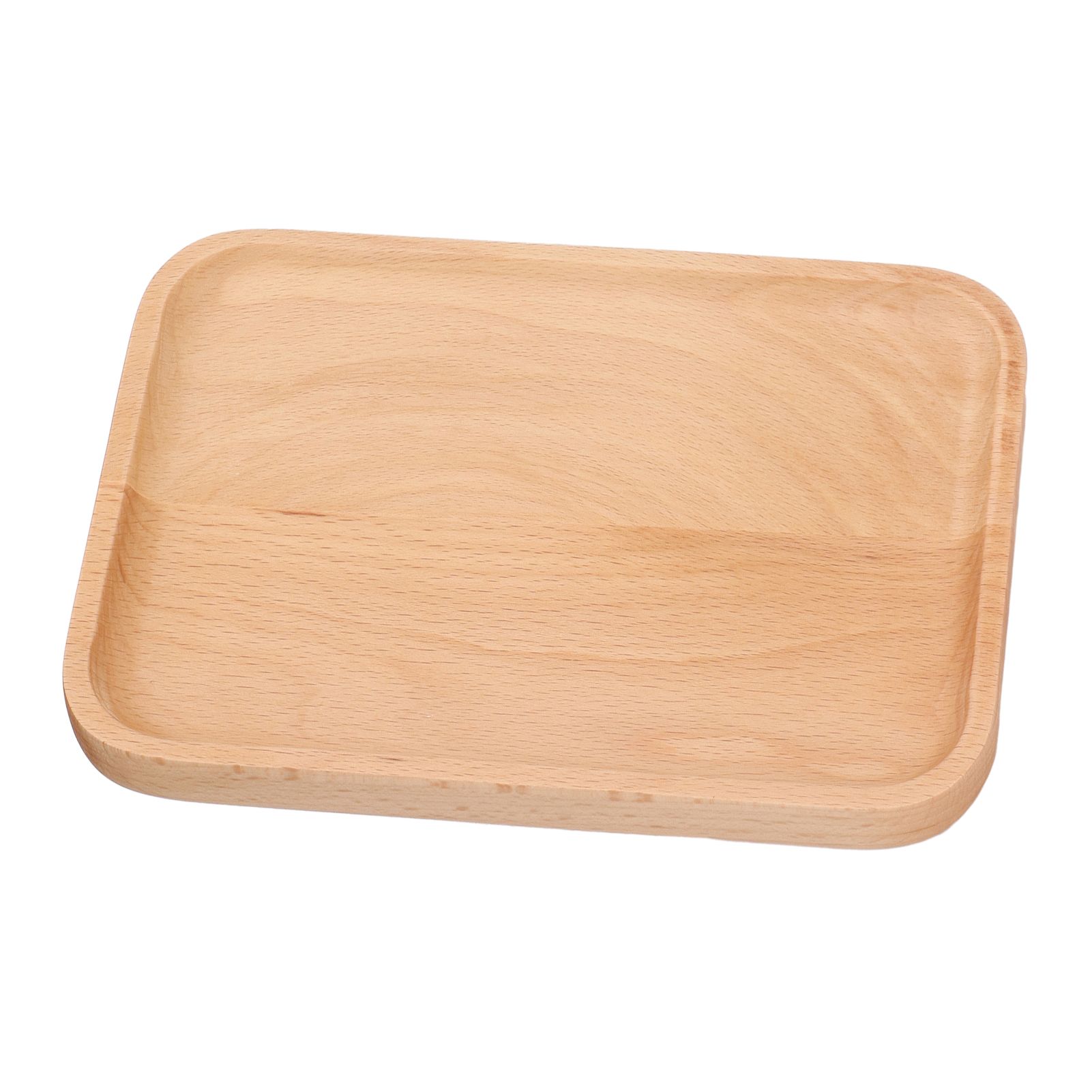Wooden Rectangular Serving Tray Dinner Drink Food Snack Saucer Platter for Home Restaurants - Image 4