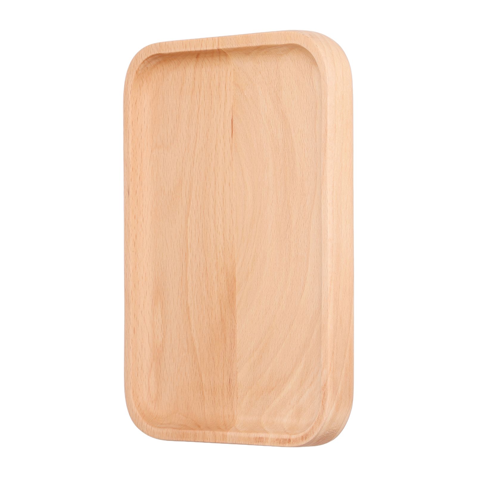 Wooden Rectangular Serving Tray Dinner Drink Food Snack Saucer Platter for Home Restaurants - Image 5