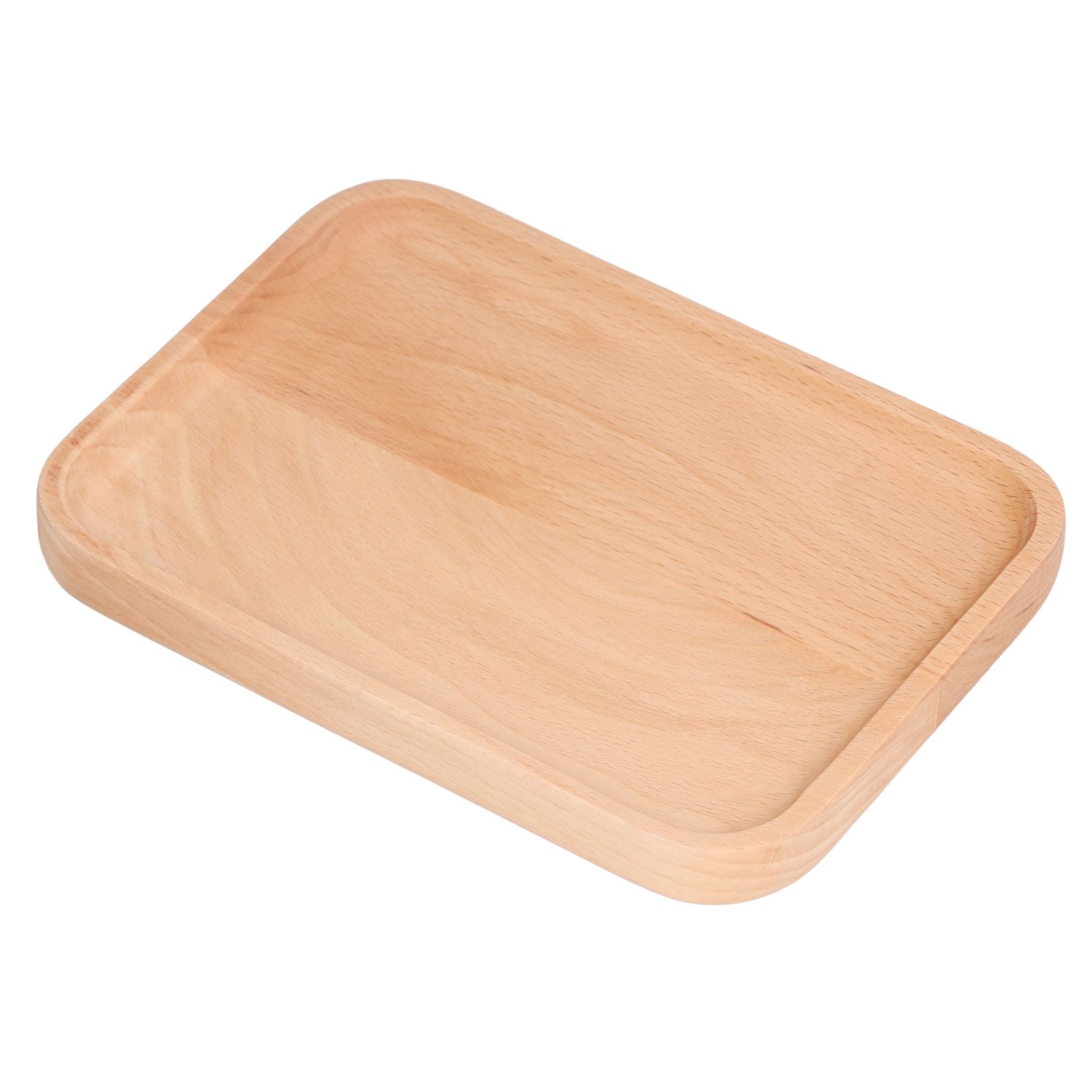 Wooden Rectangular Serving Tray Dinner Drink Food Snack Saucer Platter for Home Restaurants - Image 6