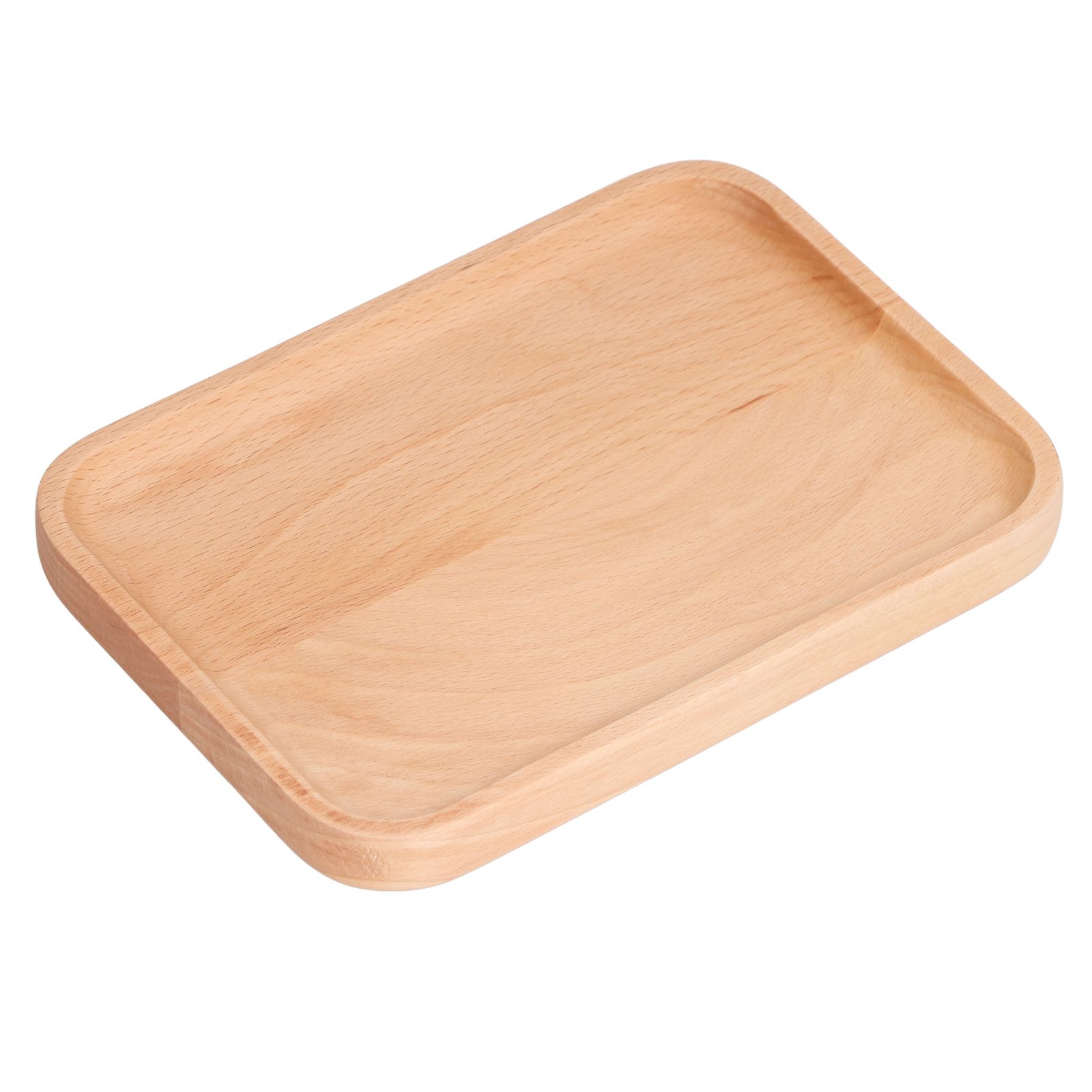 Wooden Rectangular Serving Tray Dinner Drink Food Snack Saucer Platter for Home Restaurants - Image 7