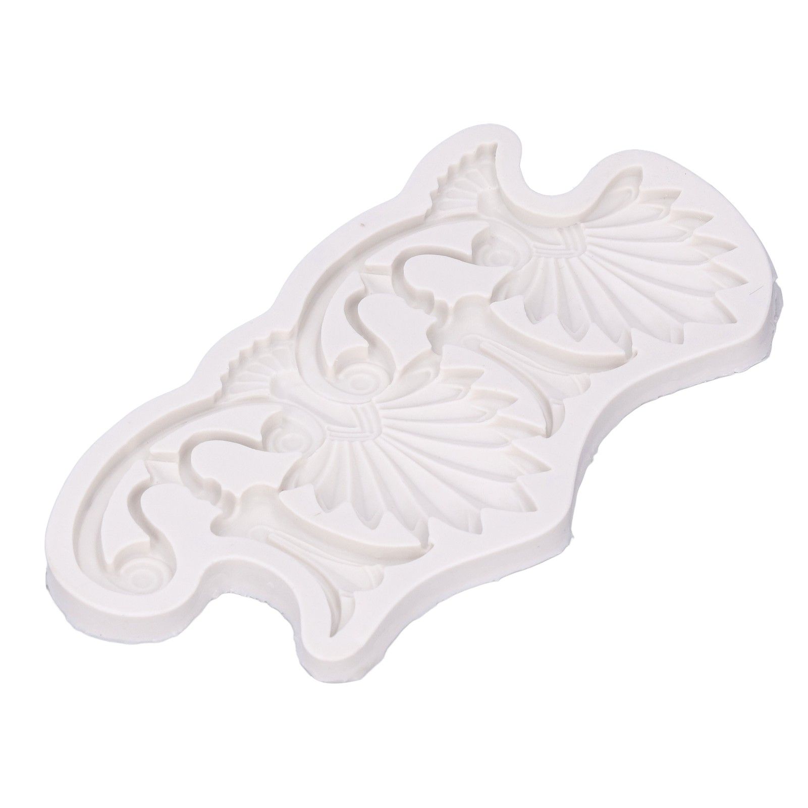 Cake Border Silicone Mold European Retro Pattern DIY Gray Nontoxic for Clay Resin Chocolate - Image 3