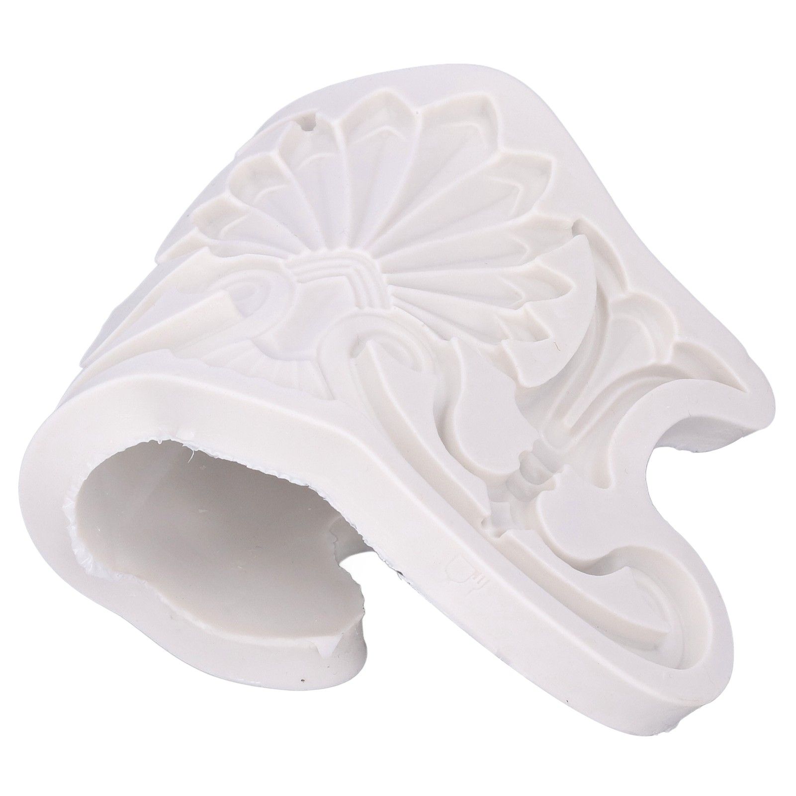 Cake Border Silicone Mold European Retro Pattern DIY Gray Nontoxic for Clay Resin Chocolate - Image 4