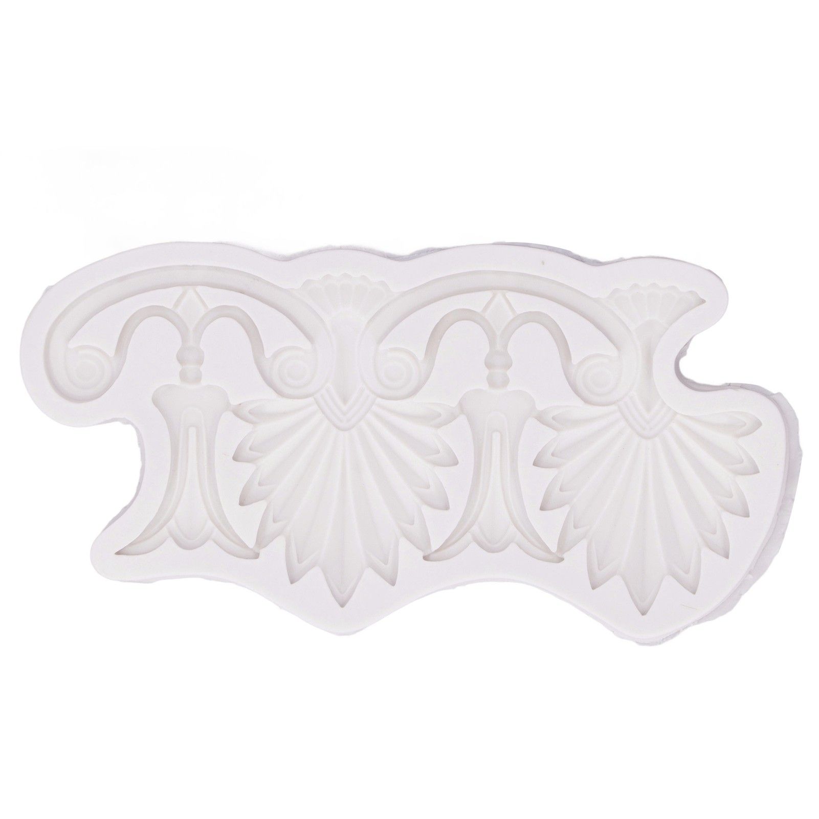 Cake Border Silicone Mold European Retro Pattern DIY Gray Nontoxic for Clay Resin Chocolate - Image 5