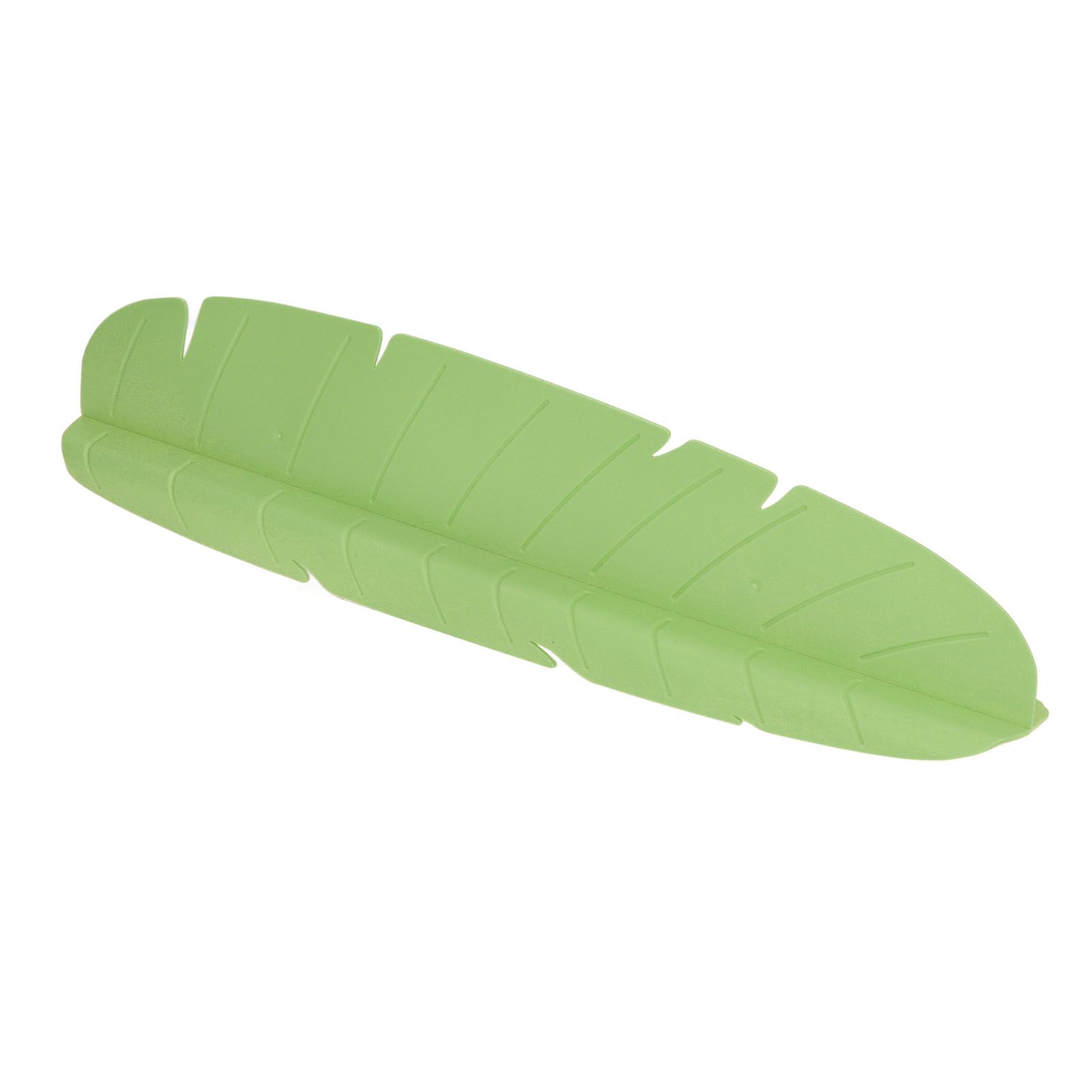 Kitchen Sink Water Splash Guard Elastic Reusable Banana Leaf Water Sink Splashing Guard for Dishes Vegetables Washing Green - Image 2