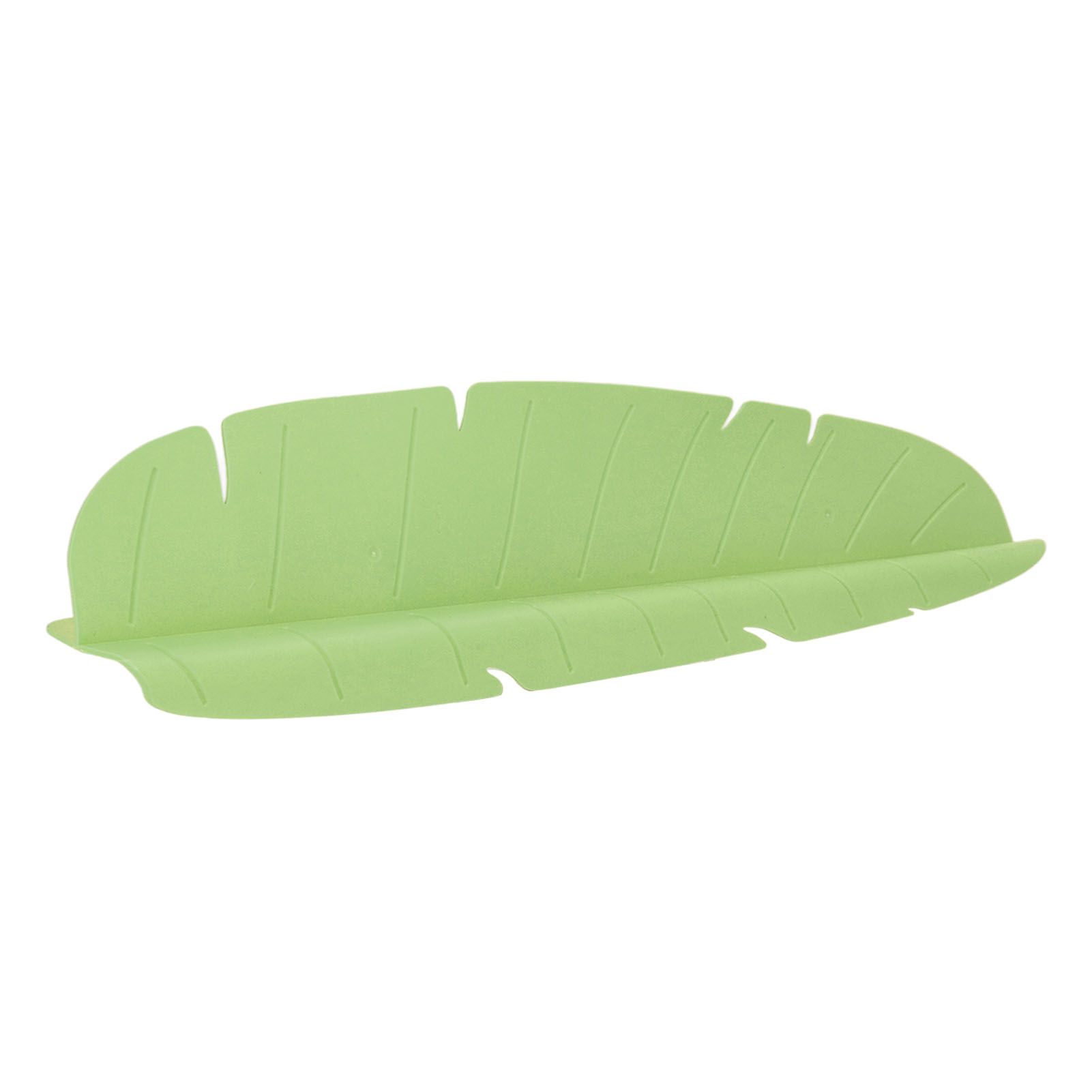 Kitchen Sink Water Splash Guard Elastic Reusable Banana Leaf Water Sink Splashing Guard for Dishes Vegetables Washing Green - Image 4