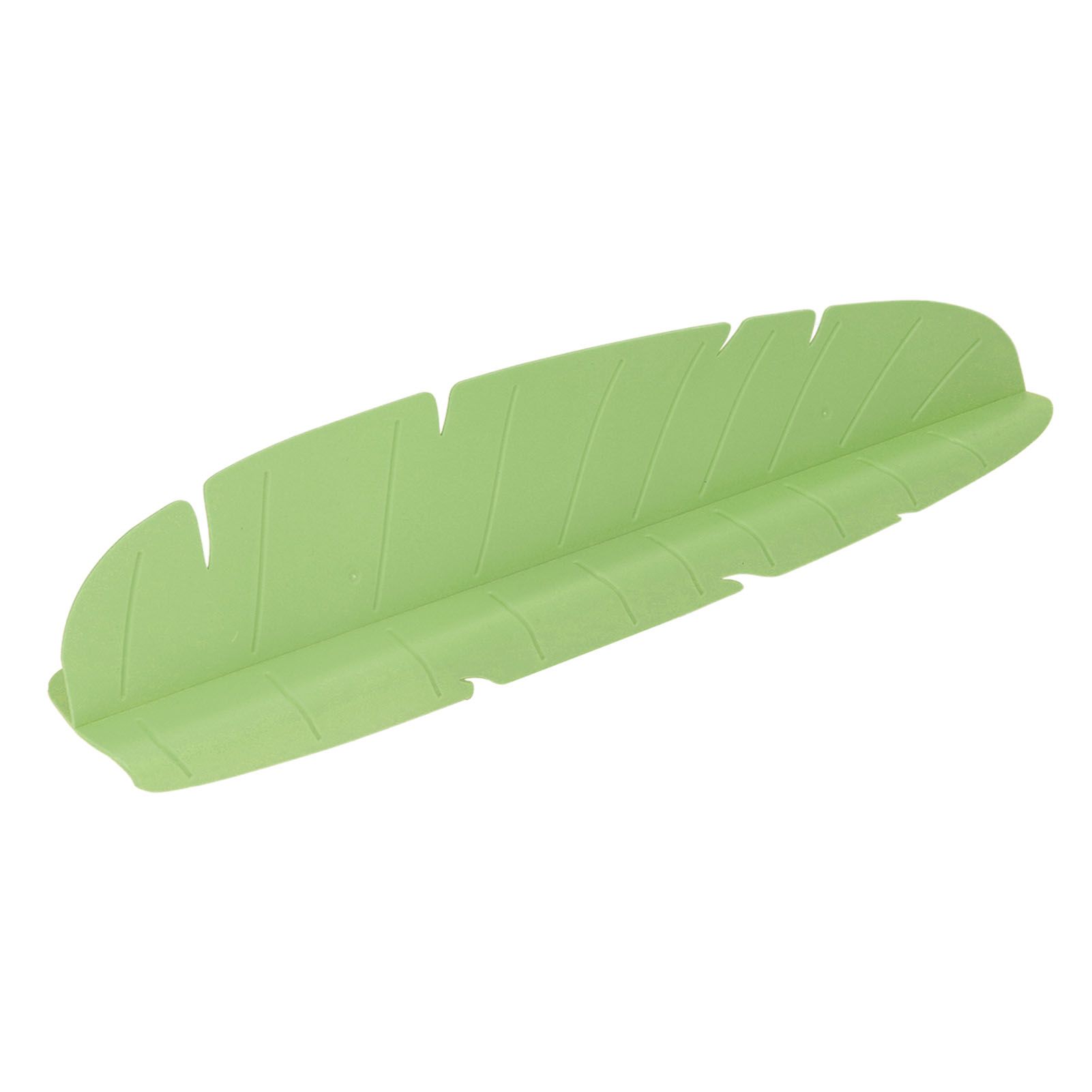 Kitchen Sink Water Splash Guard Elastic Reusable Banana Leaf Water Sink Splashing Guard for Dishes Vegetables Washing Green - Image 6