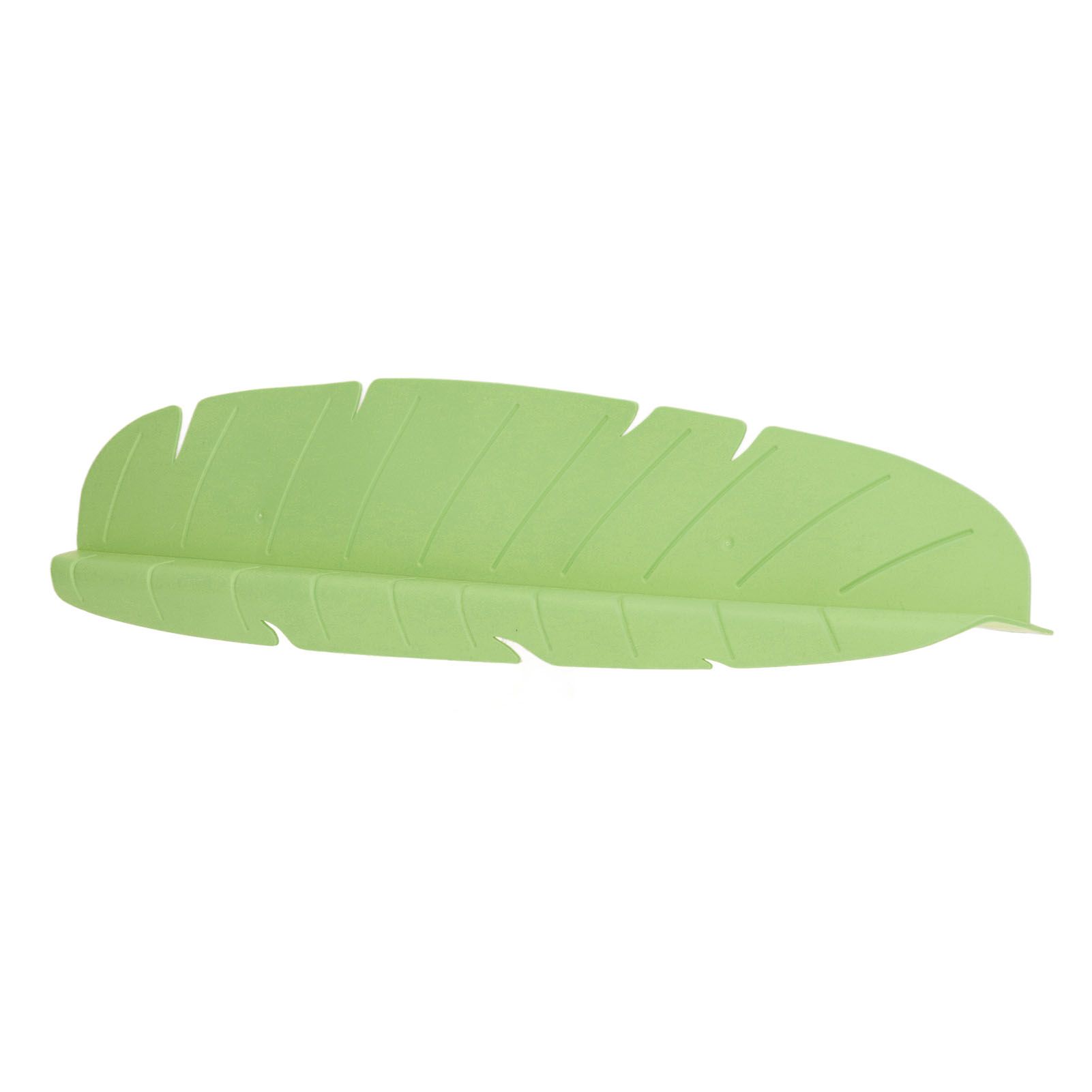 Kitchen Sink Water Splash Guard Elastic Reusable Banana Leaf Water Sink Splashing Guard for Dishes Vegetables Washing Green - Image 7