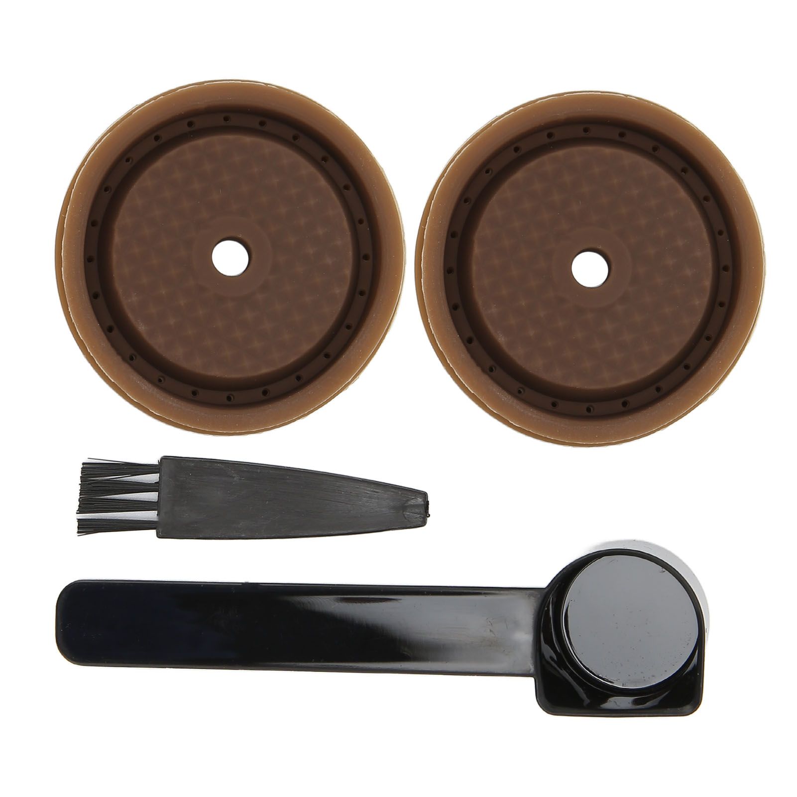 Reusable Coffee Capsule Lid Food Grade Silica Gel Environmental Resilient Lid with Brush Spoon for Vertuoline Pro Coffee Pod - Image 5